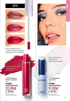Oriflame-mainoslehti voimassa 10.12.2025 alkaen | Sivu: 69 | Tuotteet: Huulipuna