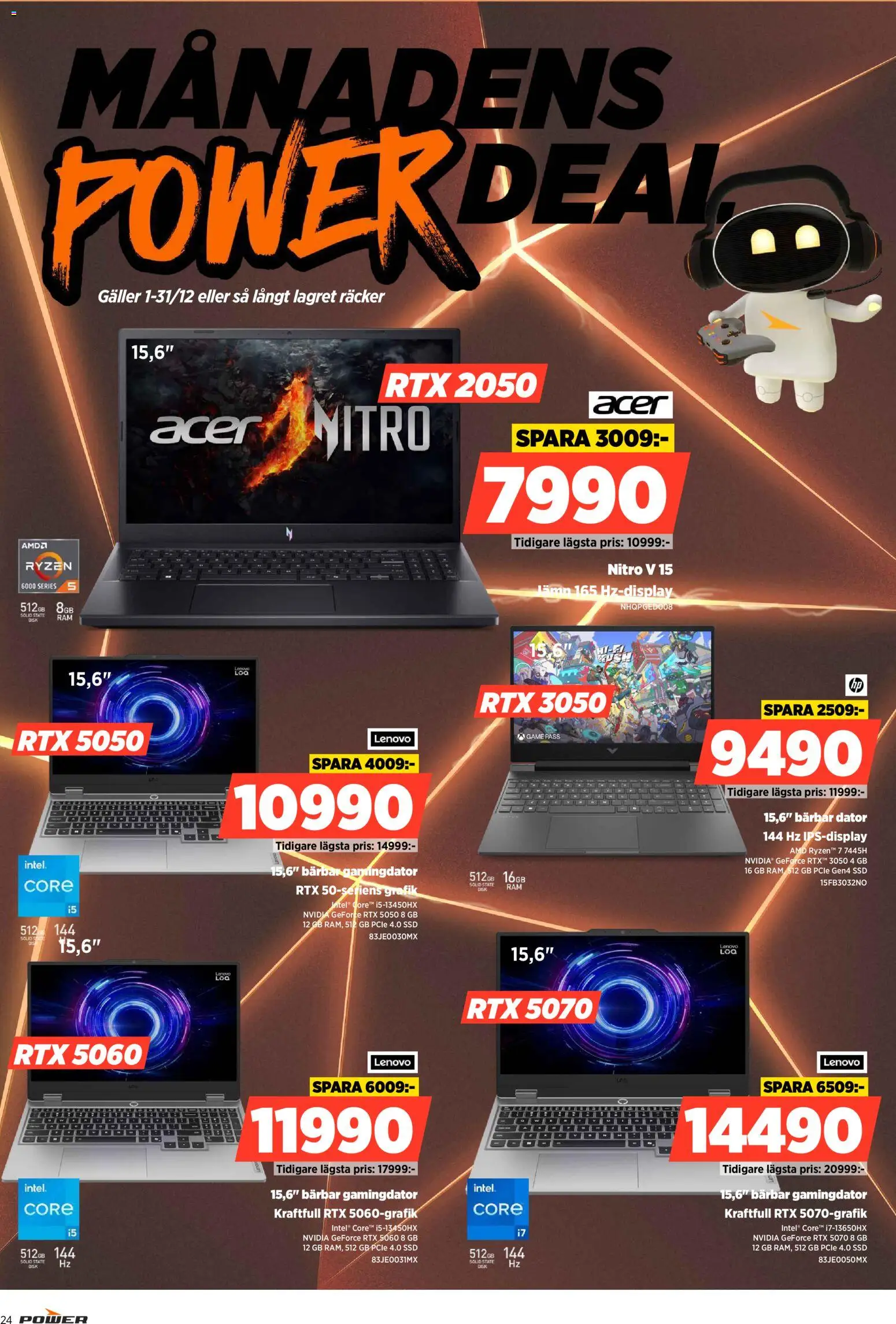 Power reklamblad aktuell från 08.12.2025 | Sida: 24