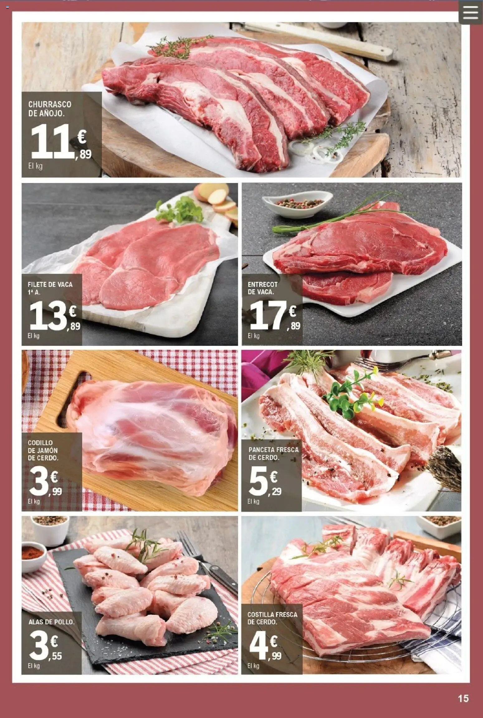 E.Leclerc folleto │ válido desde el 07.01.2026 | Página: 15 | Productos: Ηλεκτρικός φούρνος, Jamón, Cerdo, Filete