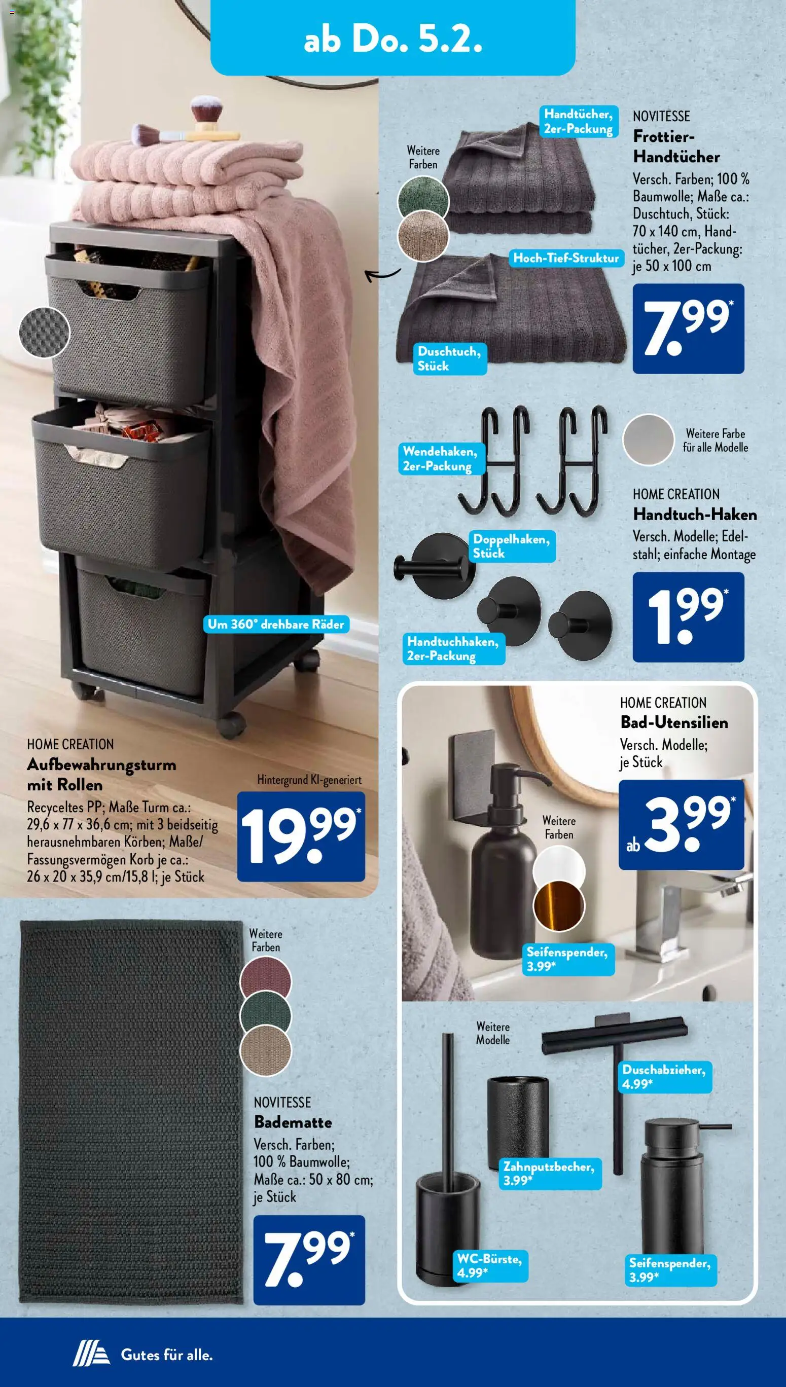 Aldi Süd Prospekt 	 – gültig ab 02.02.2026 | Seite: 6 | Produkte: Korb, Home creation