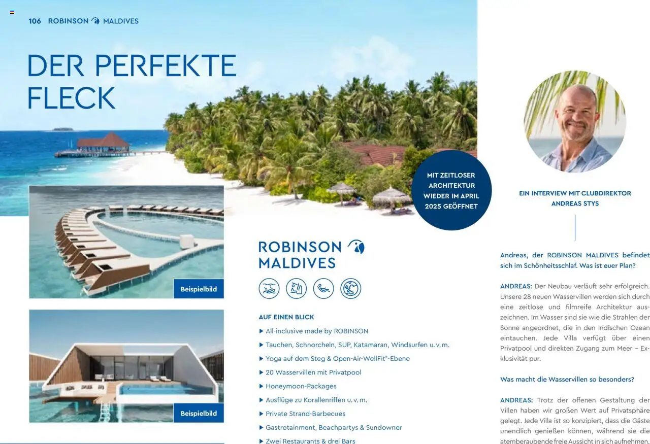 TUI Robinson 2024/25 - Unsere Clubs & Storys - gültig ab dem 04.11.2024 | Seite: 106 | Produkte: Wasser
