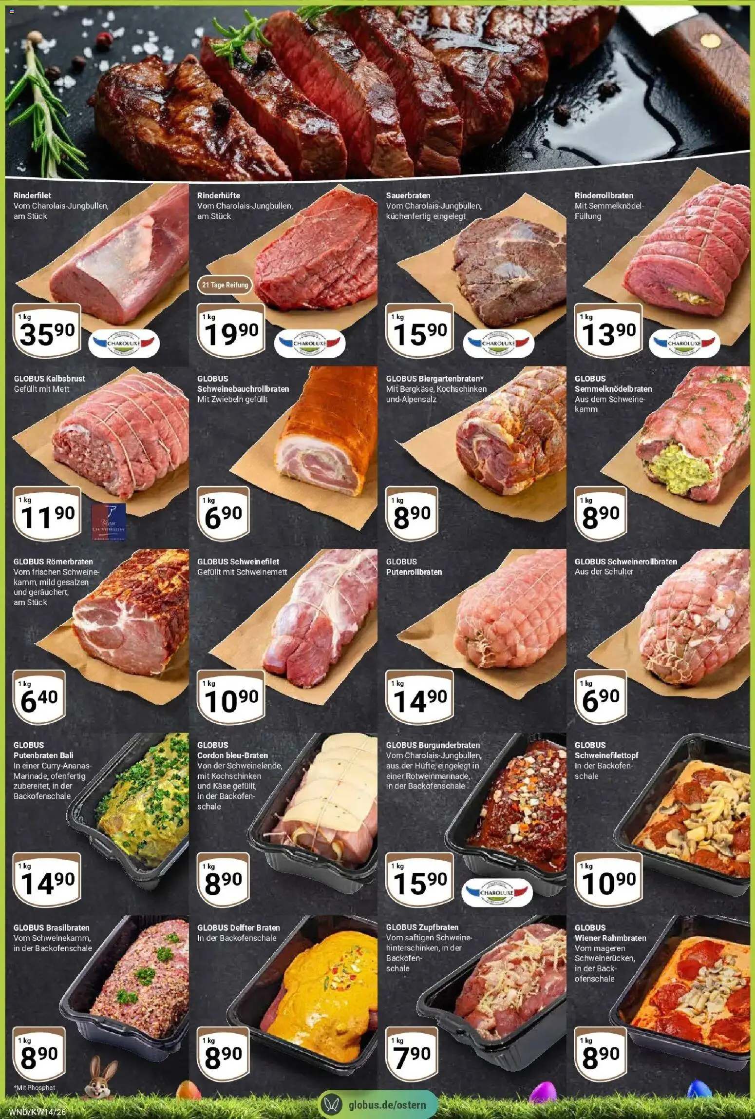 Globus prospekt St. Wendel	 – gültig ab 30.03.2026 | Seite: 3 | Produkte: Käse, Rinderfilet, Zwiebeln, Backofen