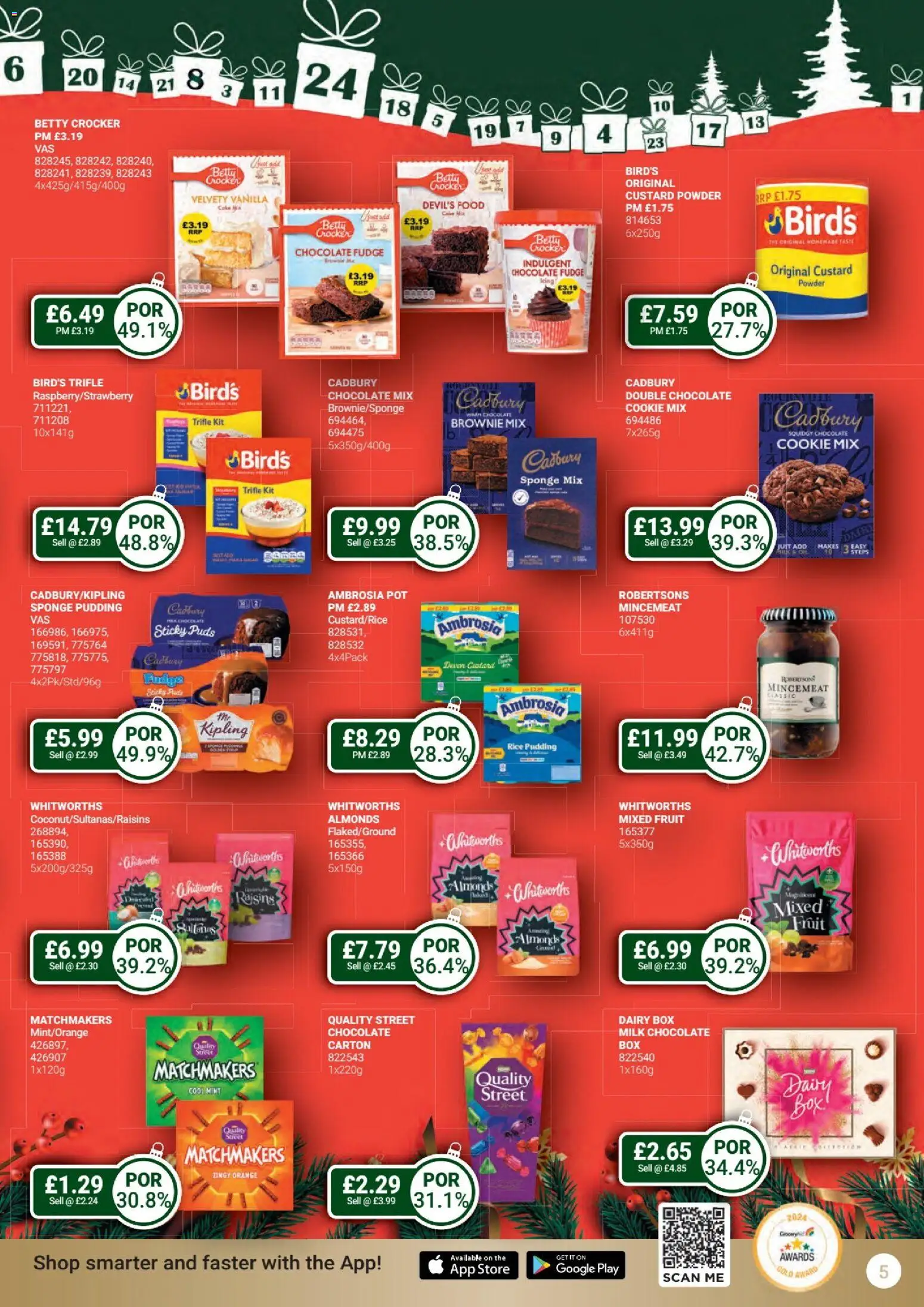 {H1} | Page: 5 | Products: Powder, Mint, Almonds, Orange