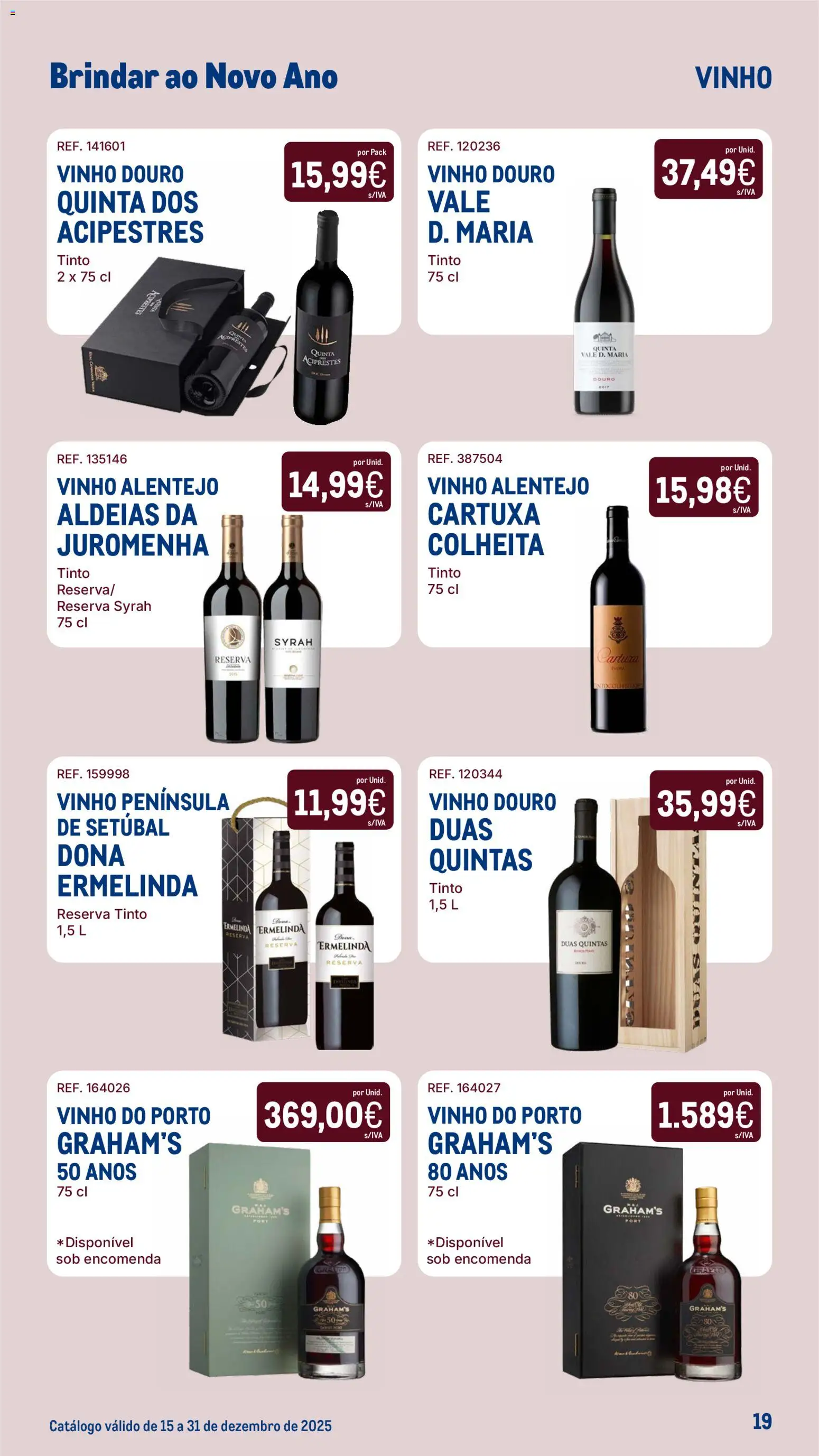 Makro Catálogo Brindar ao Ano Novo │ válido de 15.12.2025 | Página: 19 | Produtos: Vinho