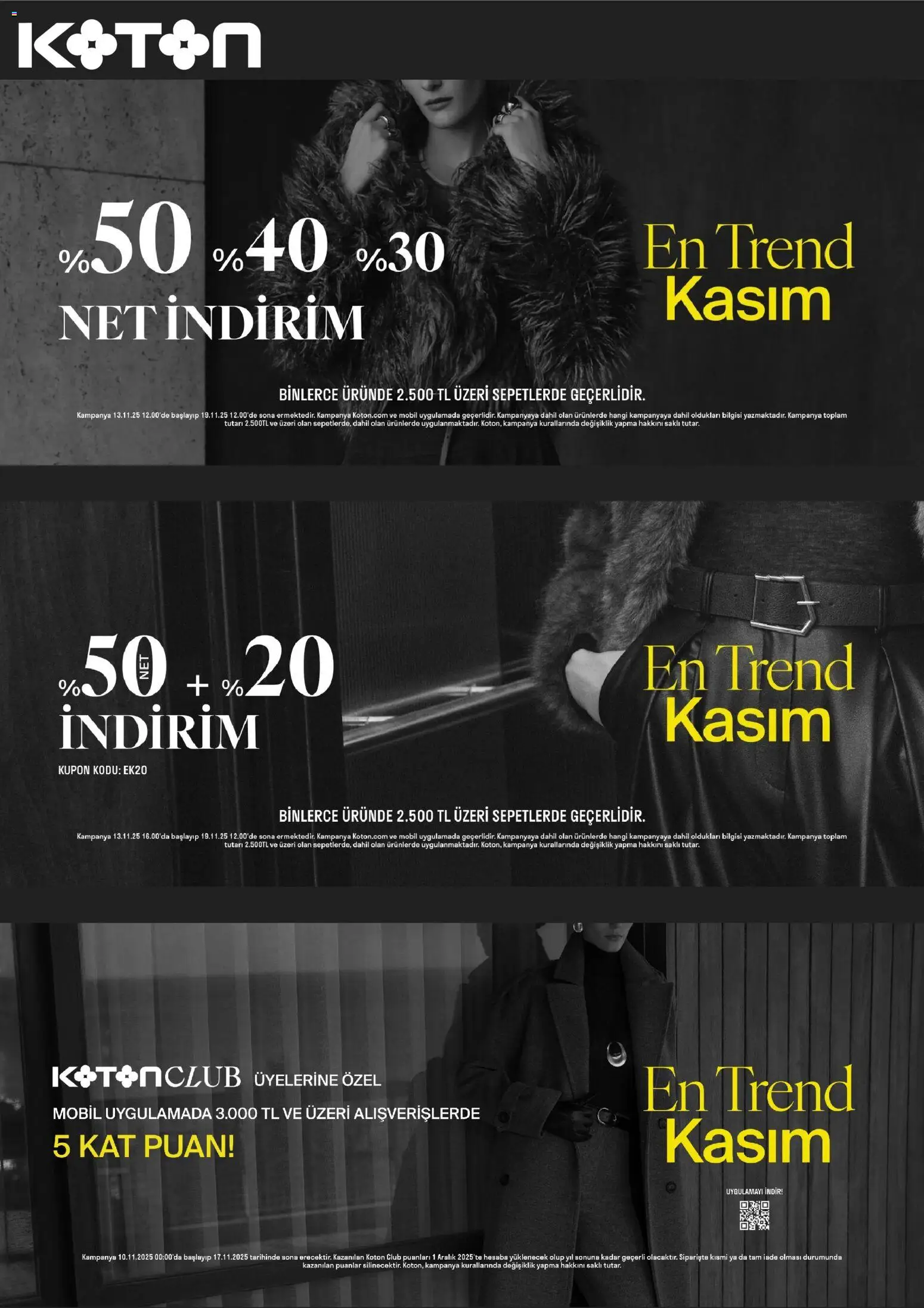 Koton Black Friday - 13.11.2025 tarihinden itibaren geçerlidir | Sayfa: 16
