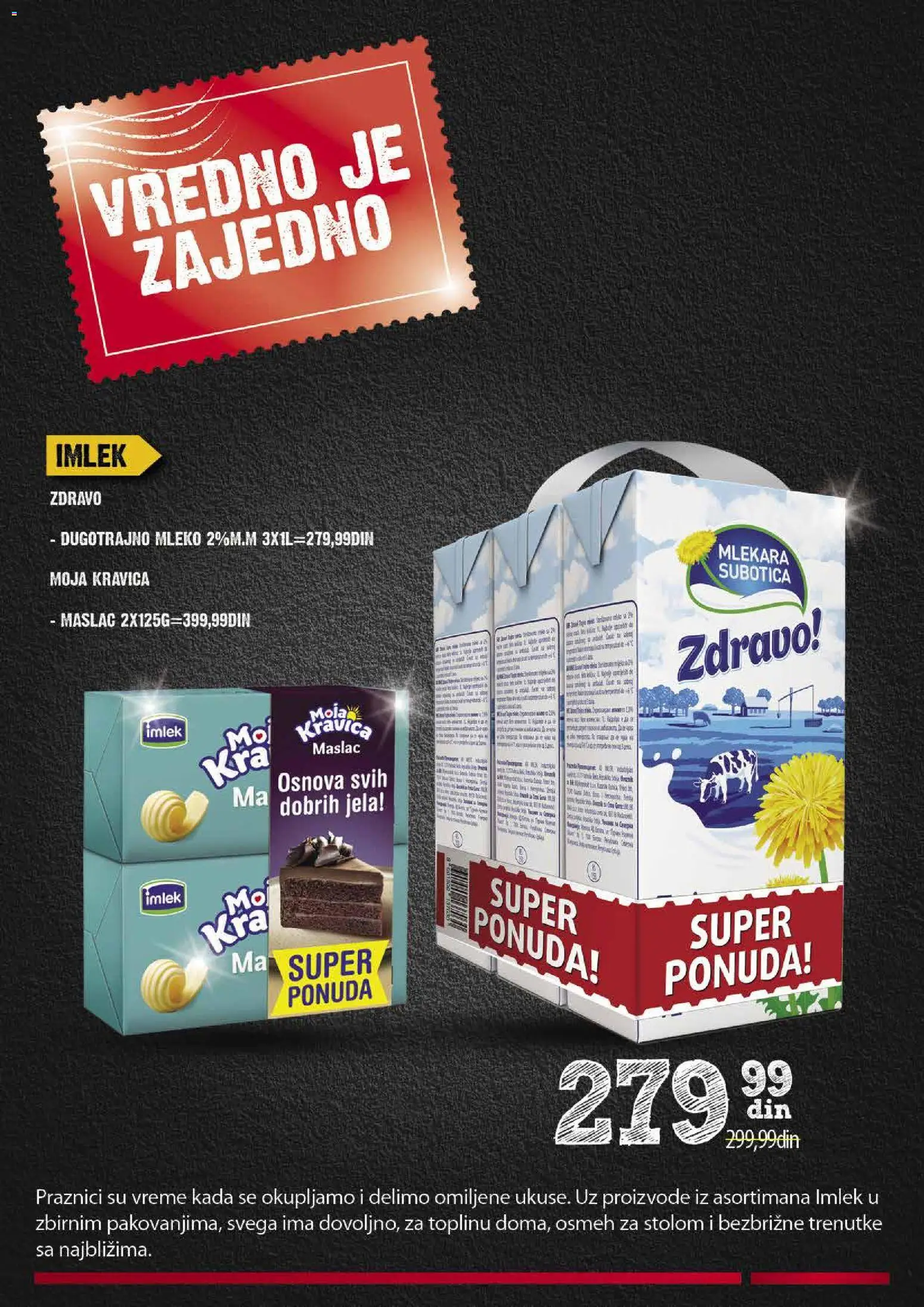 Idea katalog - važi od 19.03.2026 | Strana: 2 | Proizvode: Maslac, Dugotrajno mleko, Moja kravica, Mleko