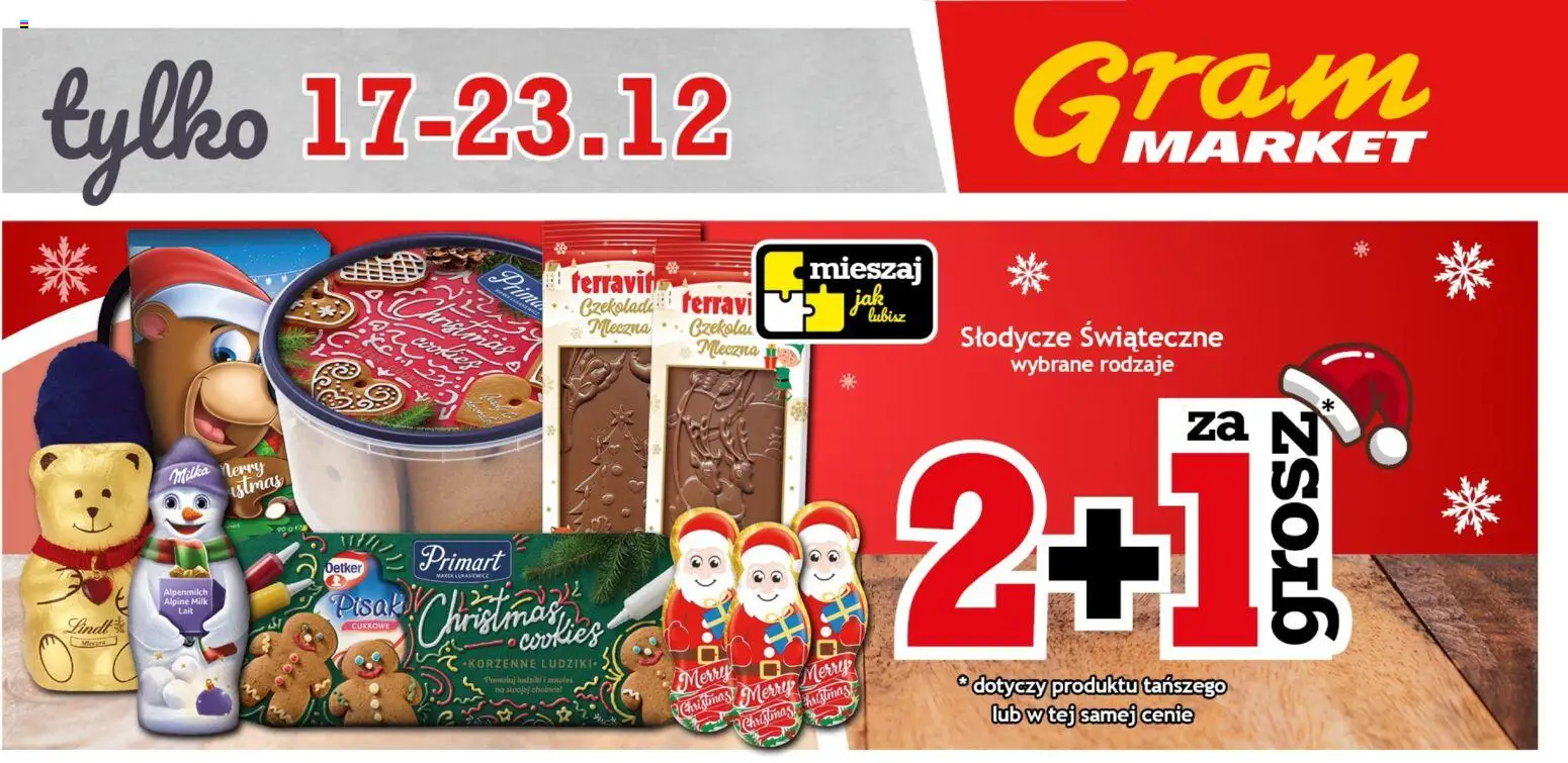 Gram Market Gazetka - Niesłychanie Niskie Ceny od 17.12.2025 | Strona: 3 | Produkty: Słodycze