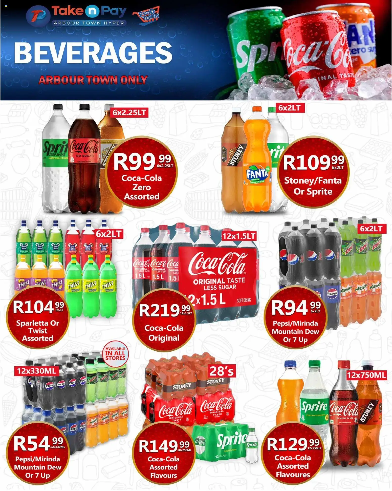 New Take n Pay catalogue – valid from 13.04.2026 | Page: 34 | Products: Cesto para colada, Fanta, Stoney, Sugar