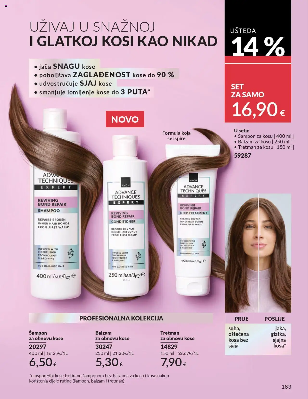 Avon katalog | vrijedi od 30.09.2025 | Stranica: 183 | Proizvodi: Šampon