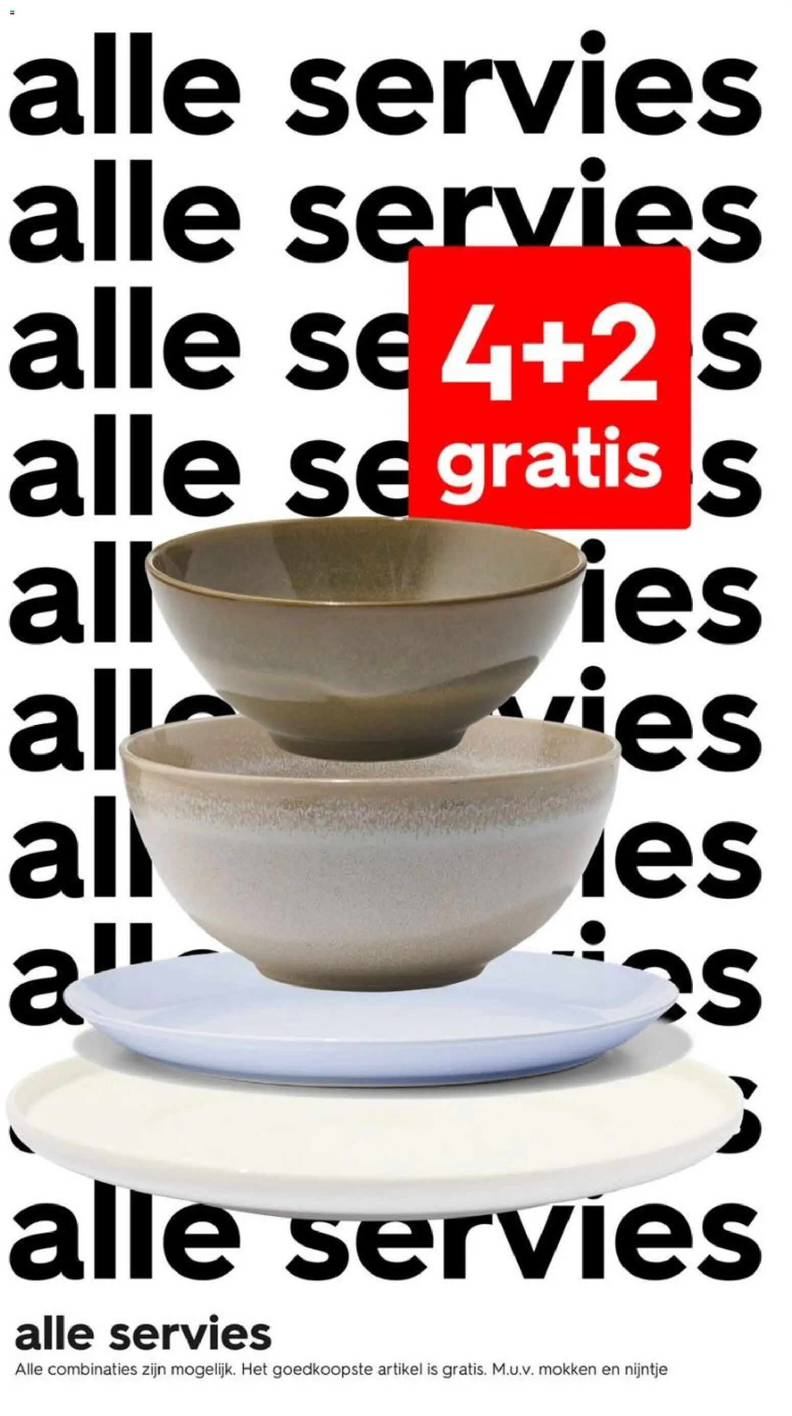 {H1} | Pagina: 23 | Producten: Servies
