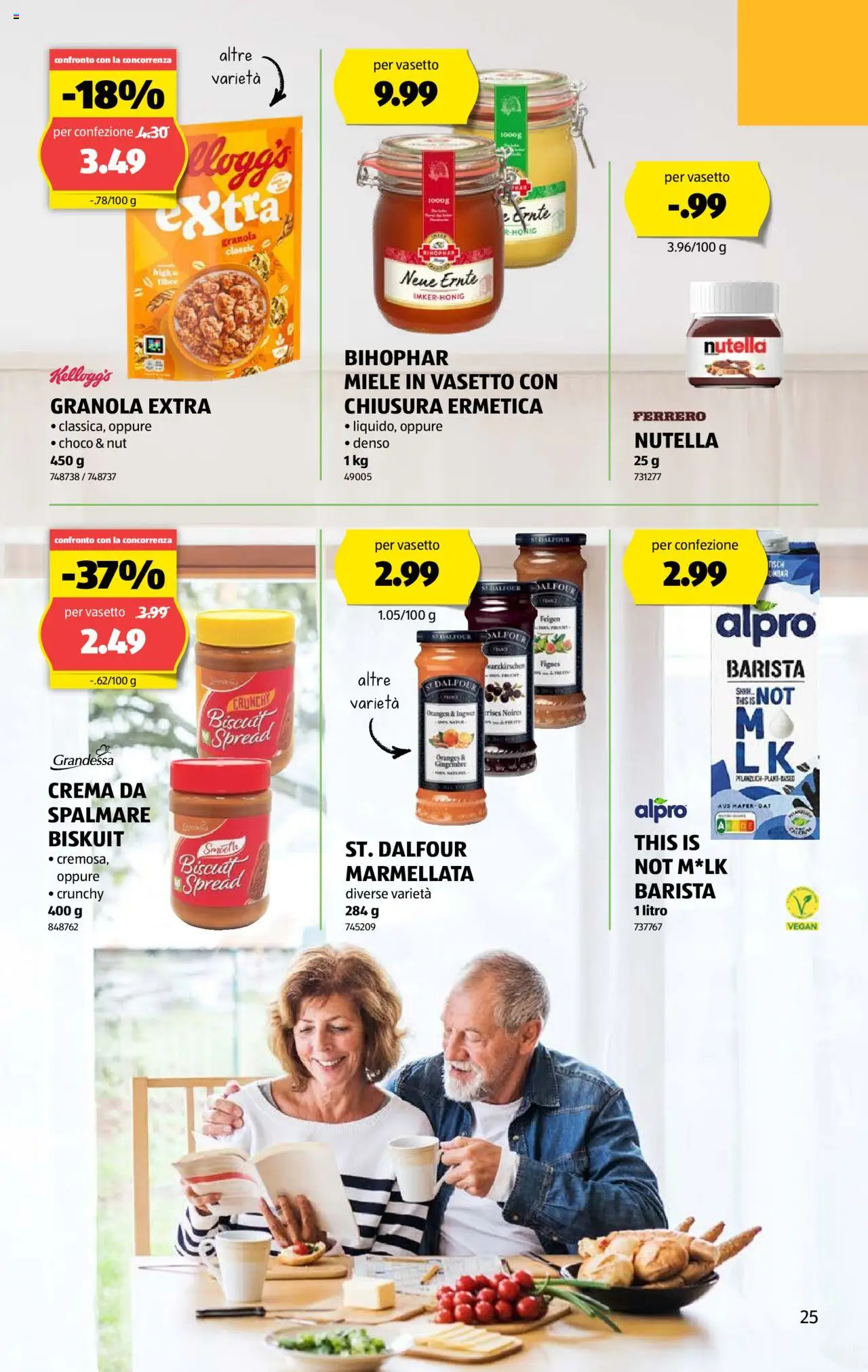 Aldi Volantino ab 07.08.2025 | Seite: 25 | Produkte: Spabad, Orangen, Miele