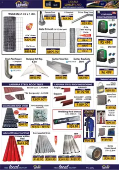 Laduma Hardware The Exciting Special Group A │ valid from 14.07.2025 | Page: 5 | Products: Overal, Lock, Gate, Pipe