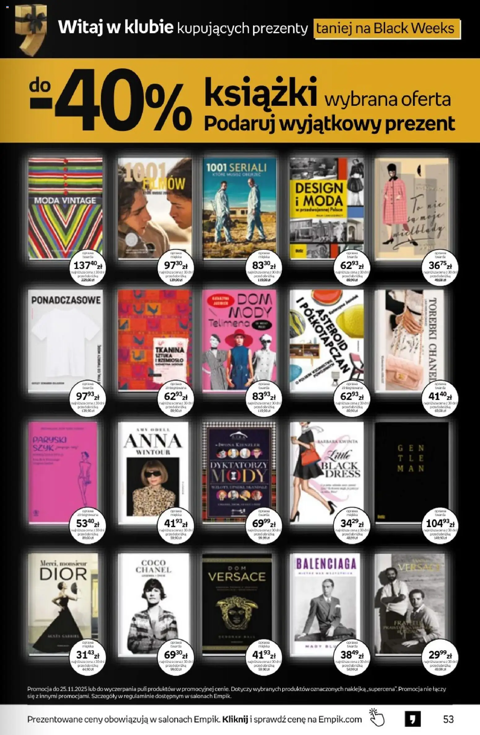 Empik promocje - Tom kultury Książki od 12.11.2025 | Strona: 53 | Produkty: Książki, Torebki