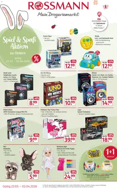 Rossmann Spiel & Spaß Angebote ab 23.03.2026 gültig