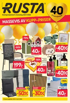 Forhåndsvisning av Rusta kundeavis gyldig fra 20.04.2026