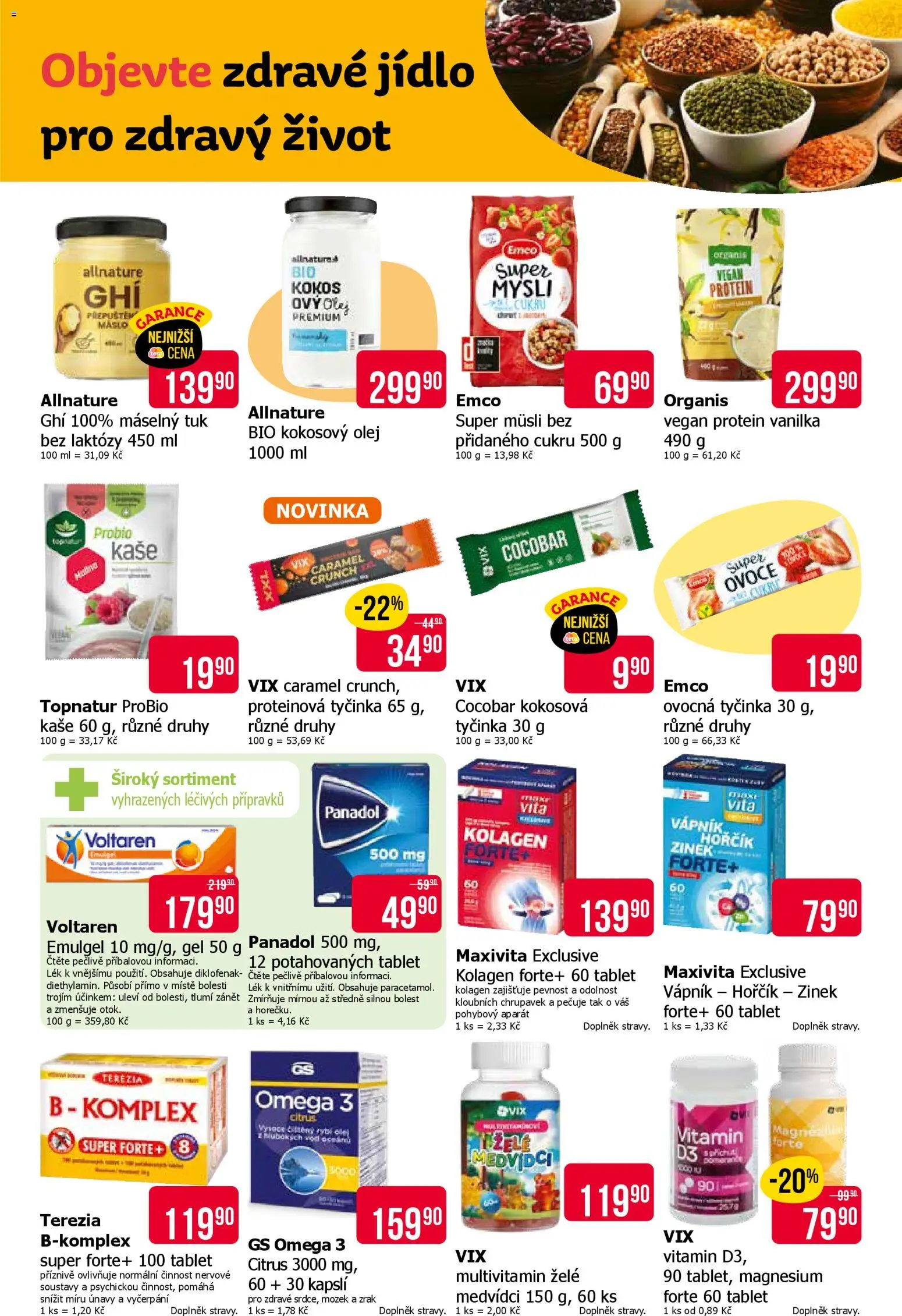 TETA Drogerie leták od 26.03.2026 | Strana: 13 | Produkty: Omega 3, Ghí, Hořčík, Kokosový olej