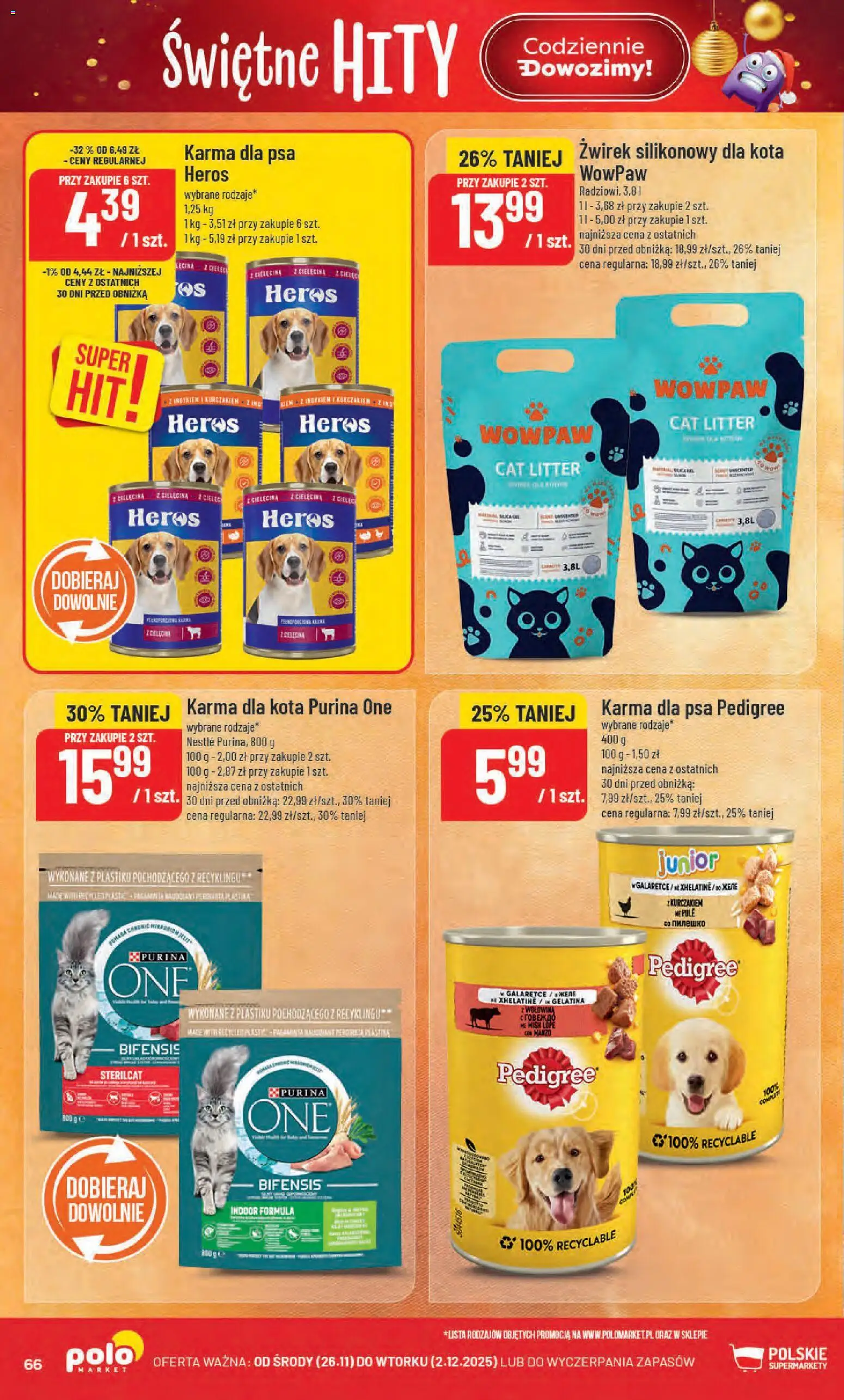 POLOmarket Black Friday od 26.11.2025 | Strona: 66 | Produkty: Pedigree, Karma dla psa pedigree, Karma dla psa, Wołowina