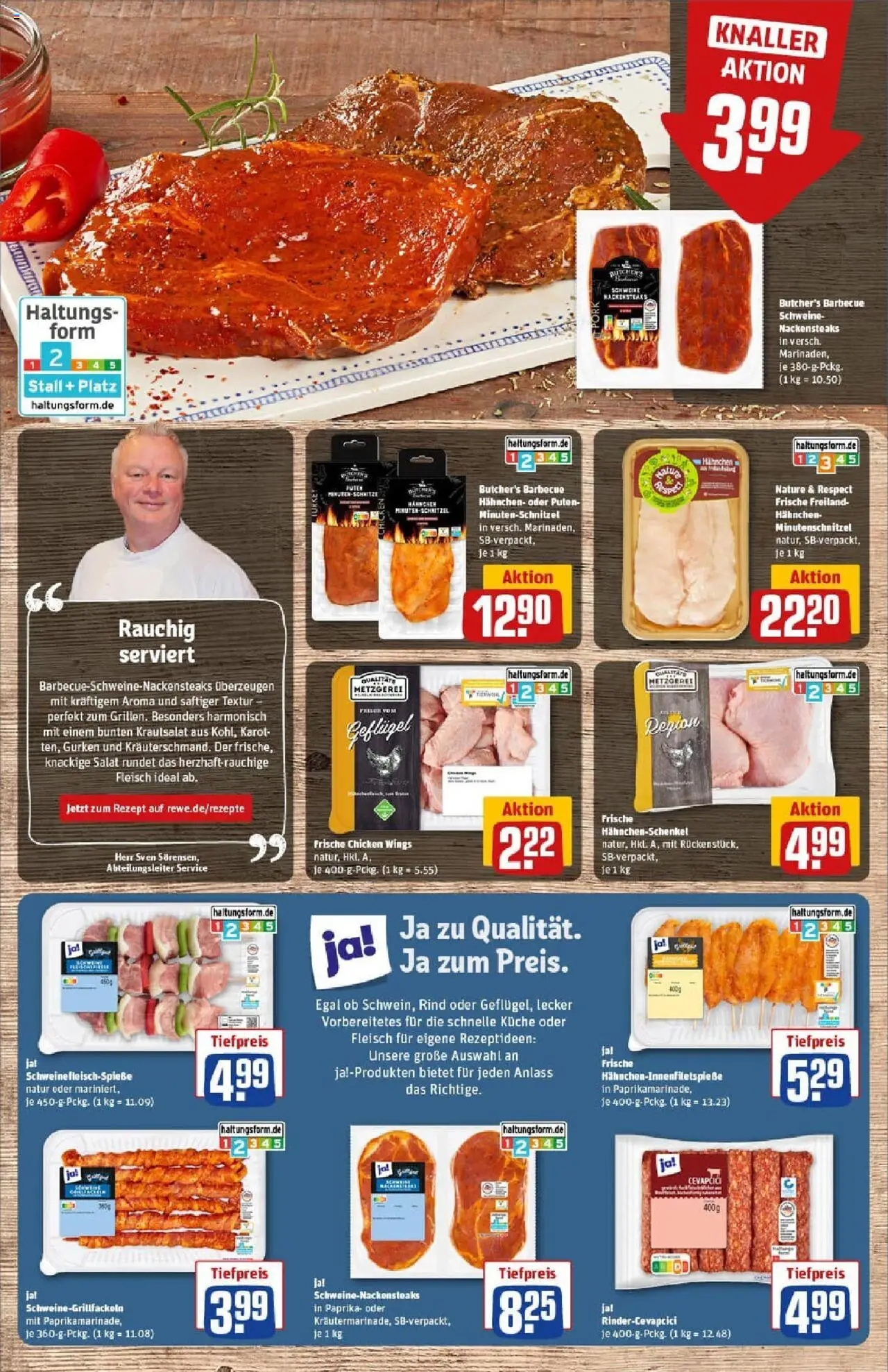 Rewe prospekt Butzbach	 - gültig ab dem 27.07.2025 | Seite: 10 | Produkte: Hahnchen, Küche, Paprika, Fleisch