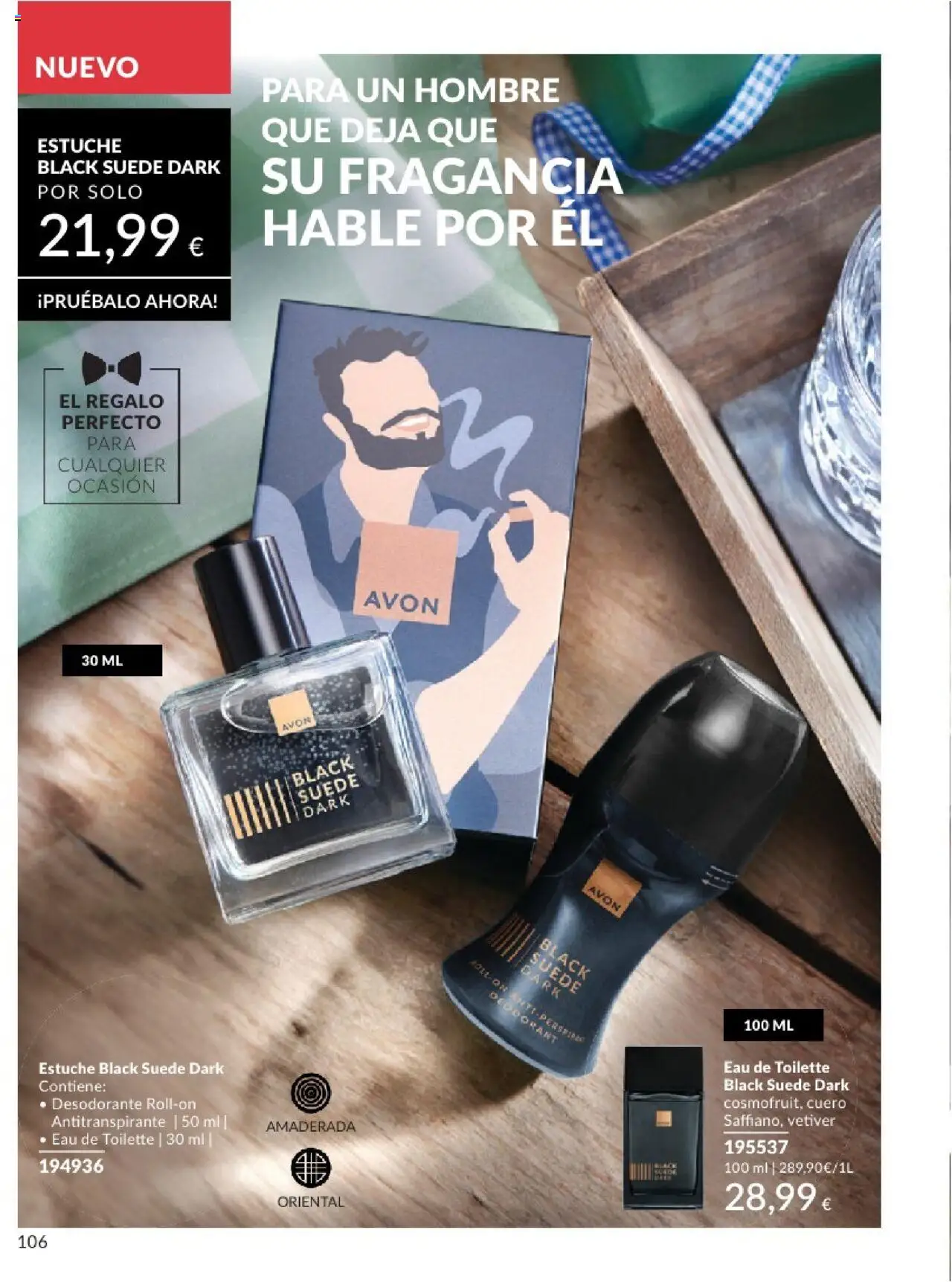 Catálogo AVON campaña 6 │ válido desde el 01.06.2025 | Página: 106 | Productos: Fragancia, Eau de toilette, Desodorante, Antitranspirante