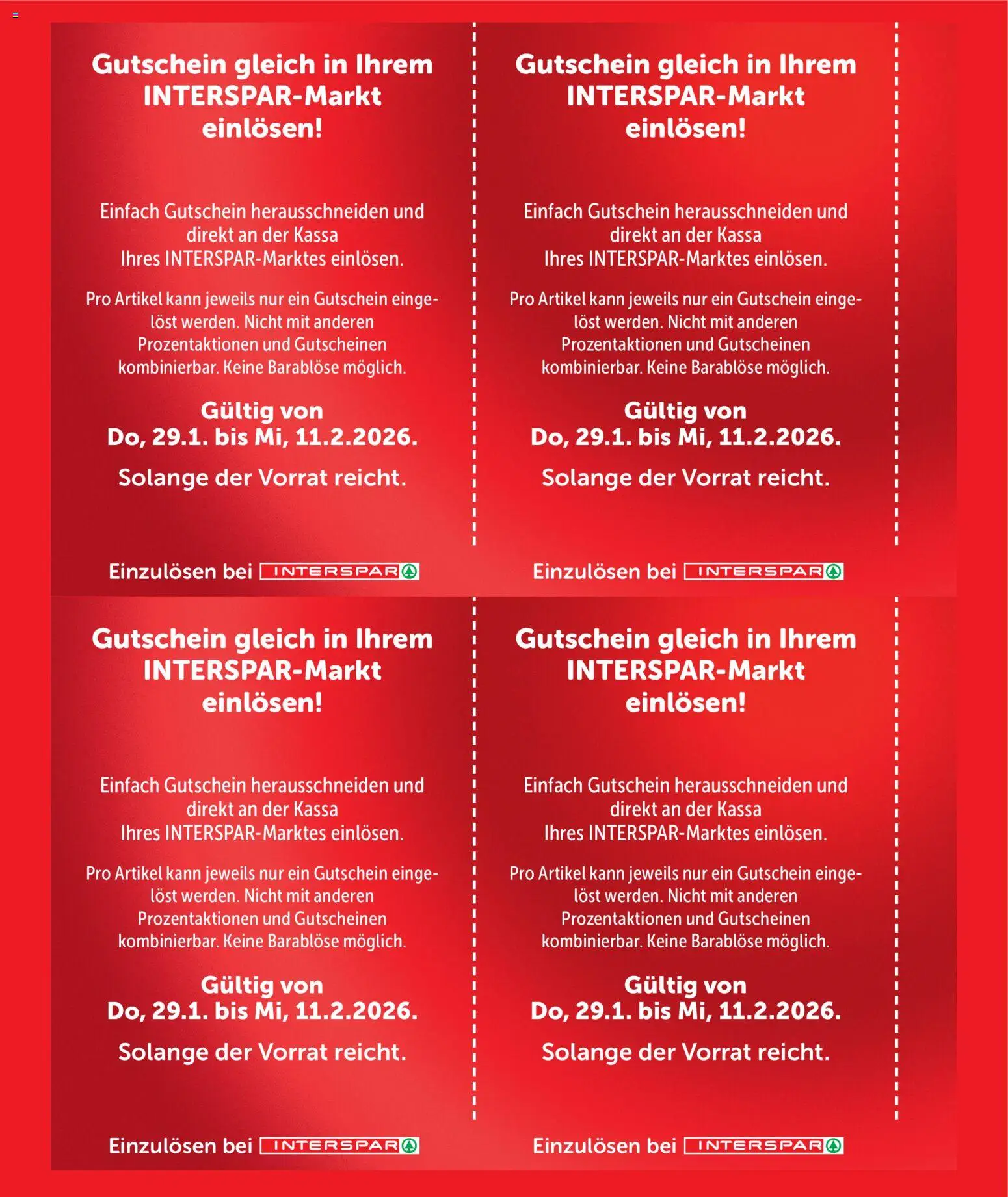 Interspar Gutscheinheft - Niederösterreich gültig ab 29.01.2026 | Seite: 14 | Produkte: Milch, Käse, Creme, Joghurt