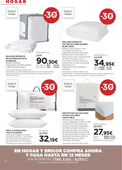 Vista previa Hipercor catálogo válido desde el 29.01.2026 | Página: 38 | Productos: Colchon, Funda, Cama