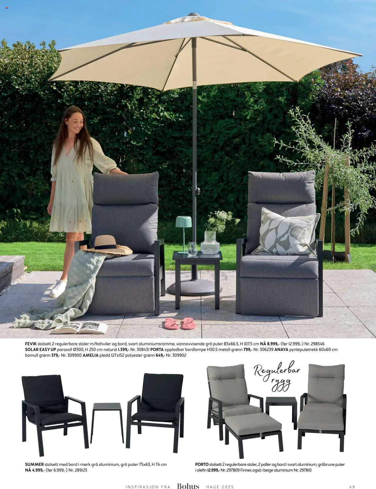  | Side: 49 | Produkter: Pledd, Parasoll, Bord