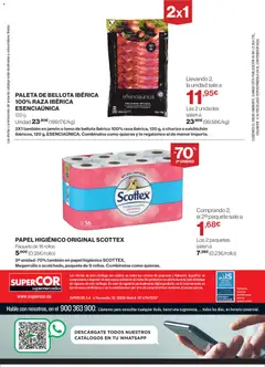 Vista previa Supercor folleto válido desde el 23.10.2025 | Página: 32 | Productos: Jamón, Papel higienico, Té