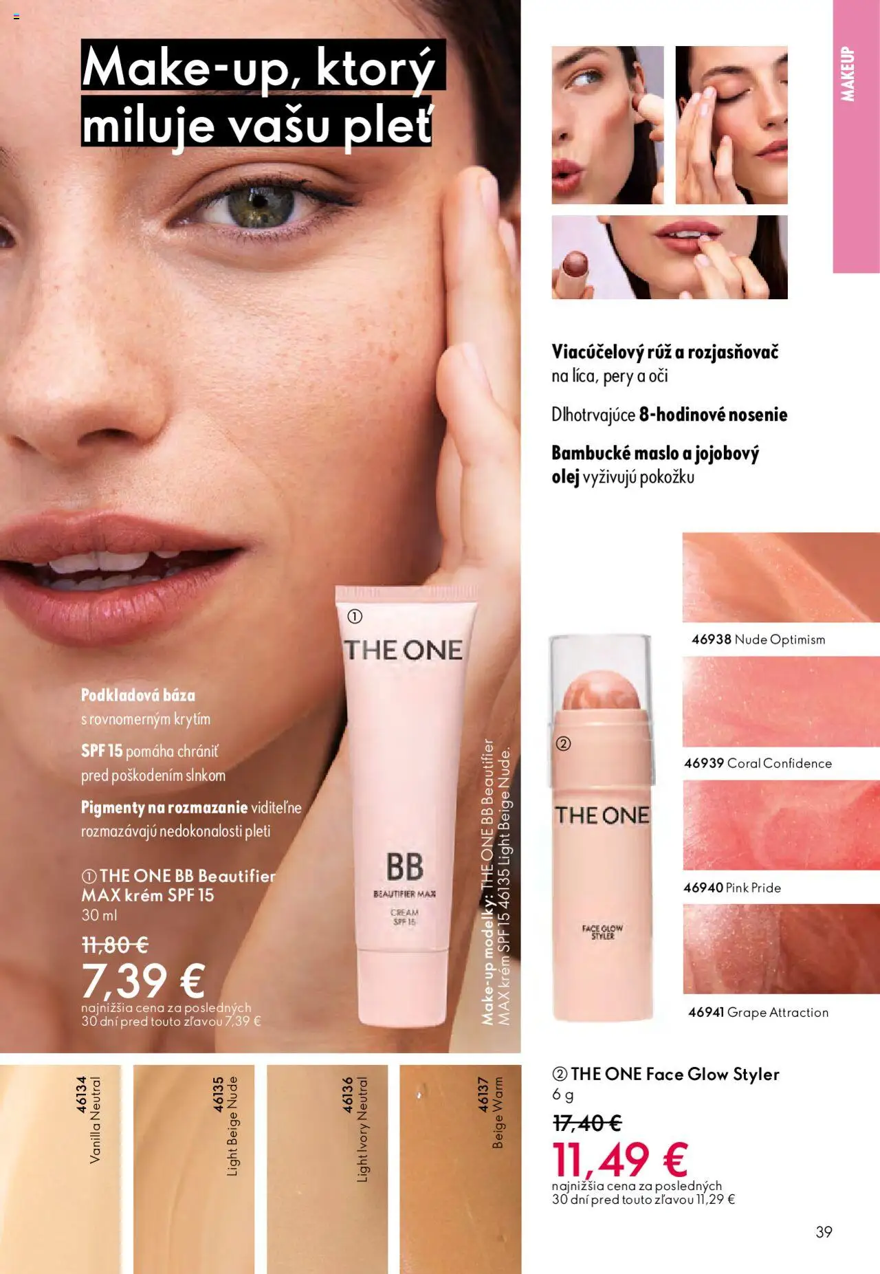 Nové Oriflame akcie – leták je platný od 01.10.2025 | Strana: 39 | Produkty: Maslo, Olej, Rozjasňovač, Krém