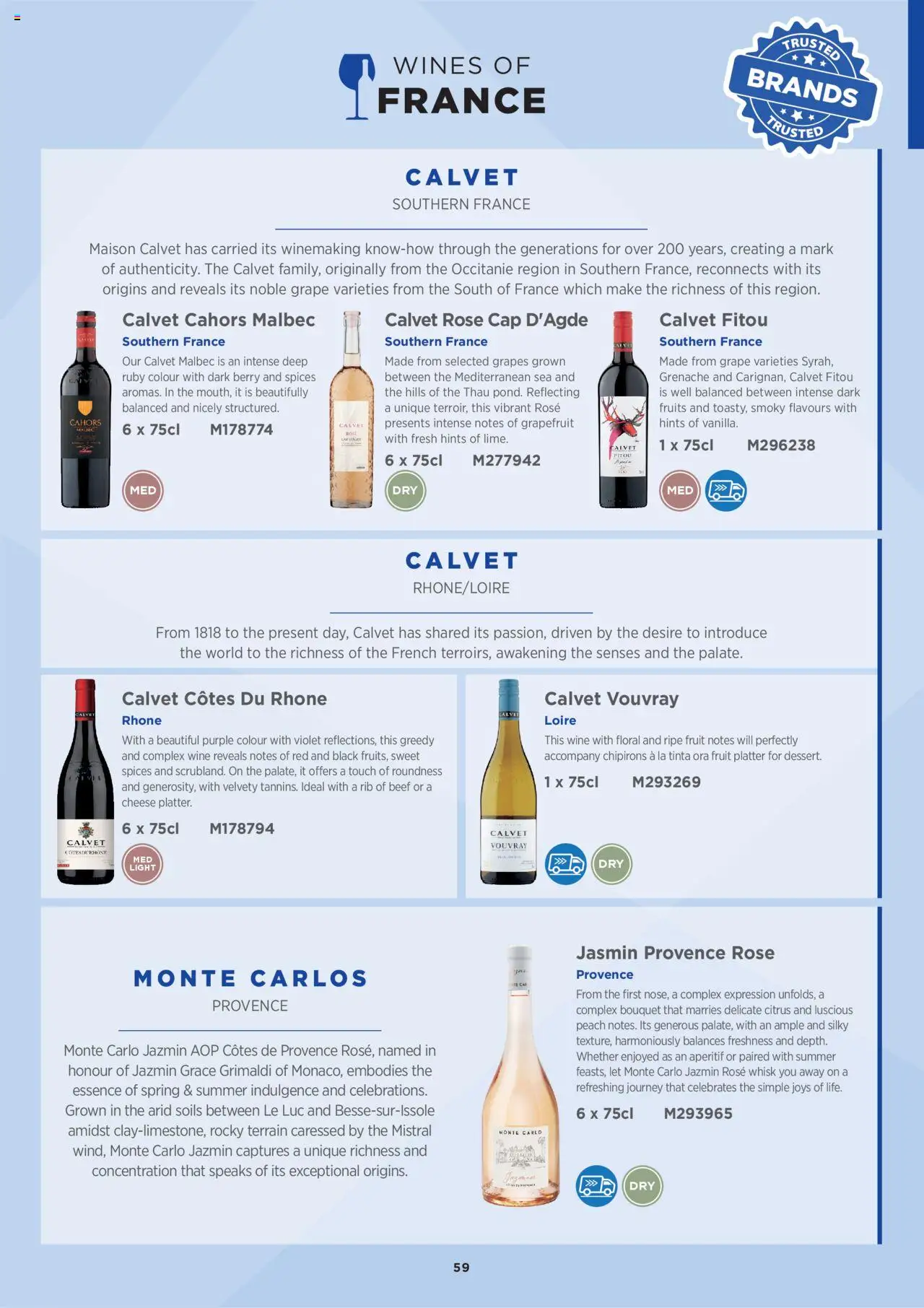  | Page: 59 | Products: Hamburger, Grape, Wine, Beef