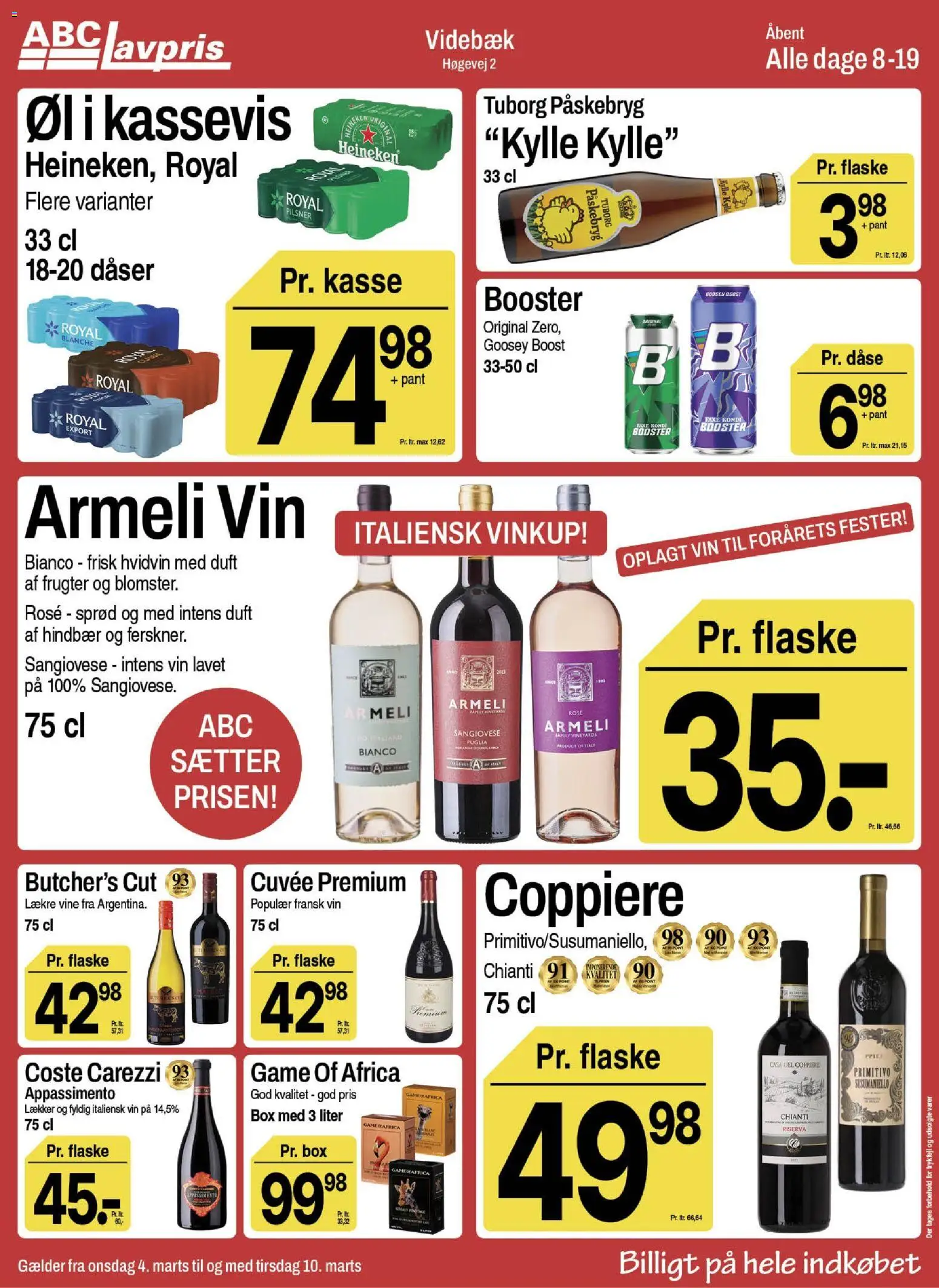 Abc Lavpris tilbudsavis – gyldig fra 04.03.2026 | Side: 9 | Produkter: Duft, Vin, Øl, Hindbær