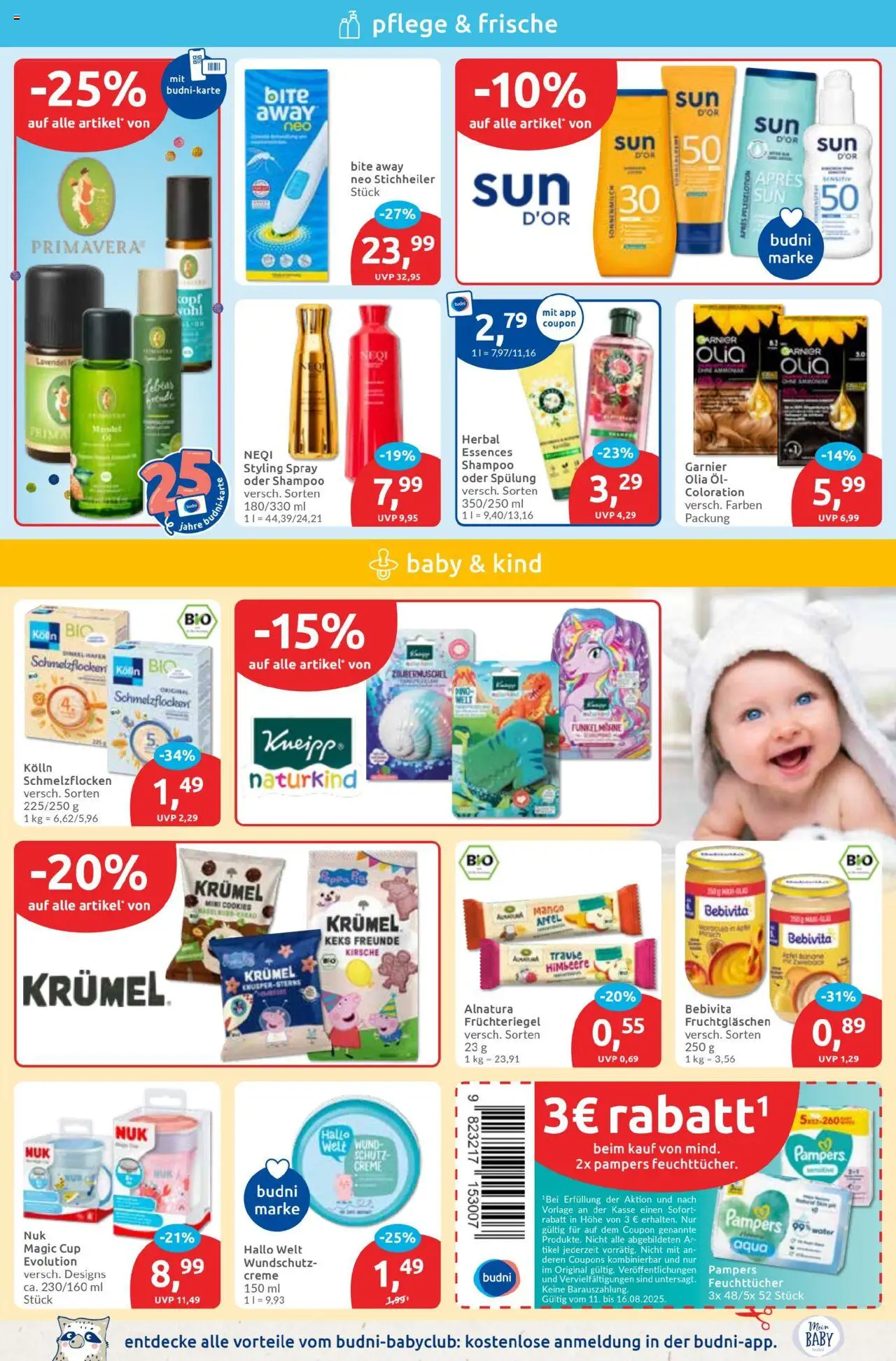 Budni Prospekt 	 - gültig ab dem 11.08.2025 | Seite: 3