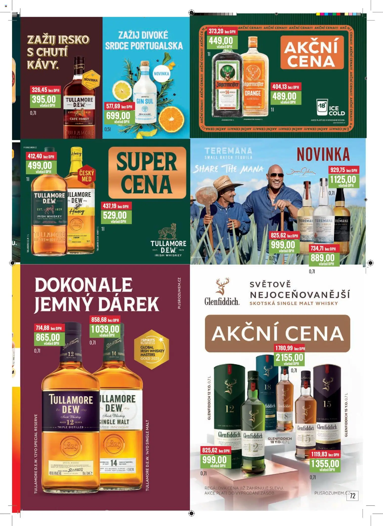 Ratio leták od 01.11.2025 | Strana: 73 | Produkty: Whiskey, Whisky, Tequila, Mana