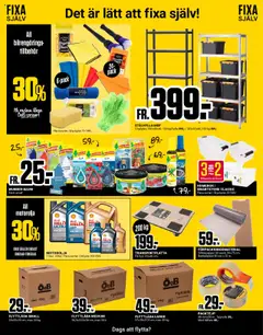ÖoB reklamblad aktuell från 25.08.2025 | Sida: 9 | Produkter: Galler, Packtejp, Bubbelplast, Flyttlåda