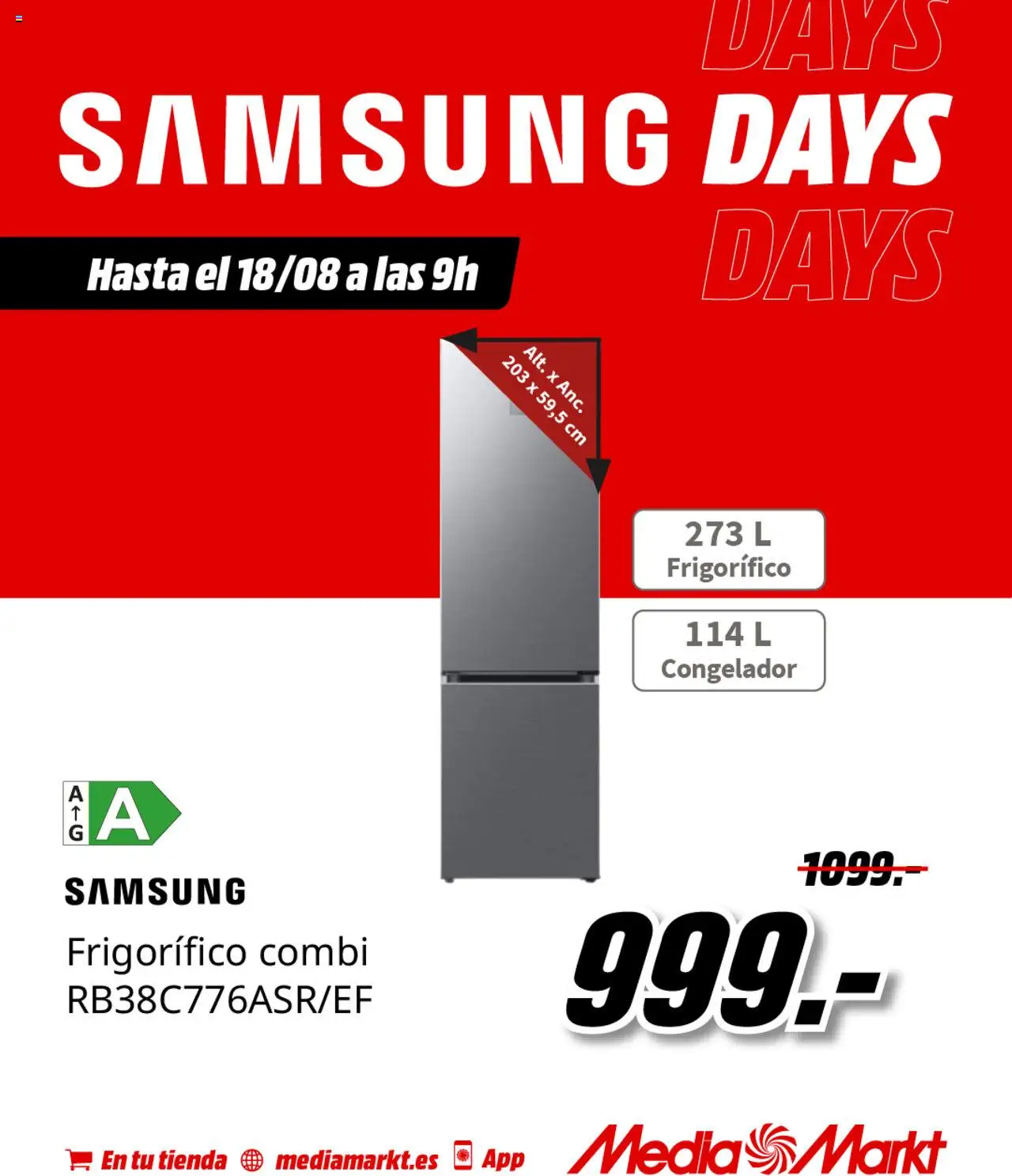 Media Markt folleto │ válido desde el 15.08.2025 | Página: 4 | Productos: Congelador, Combi