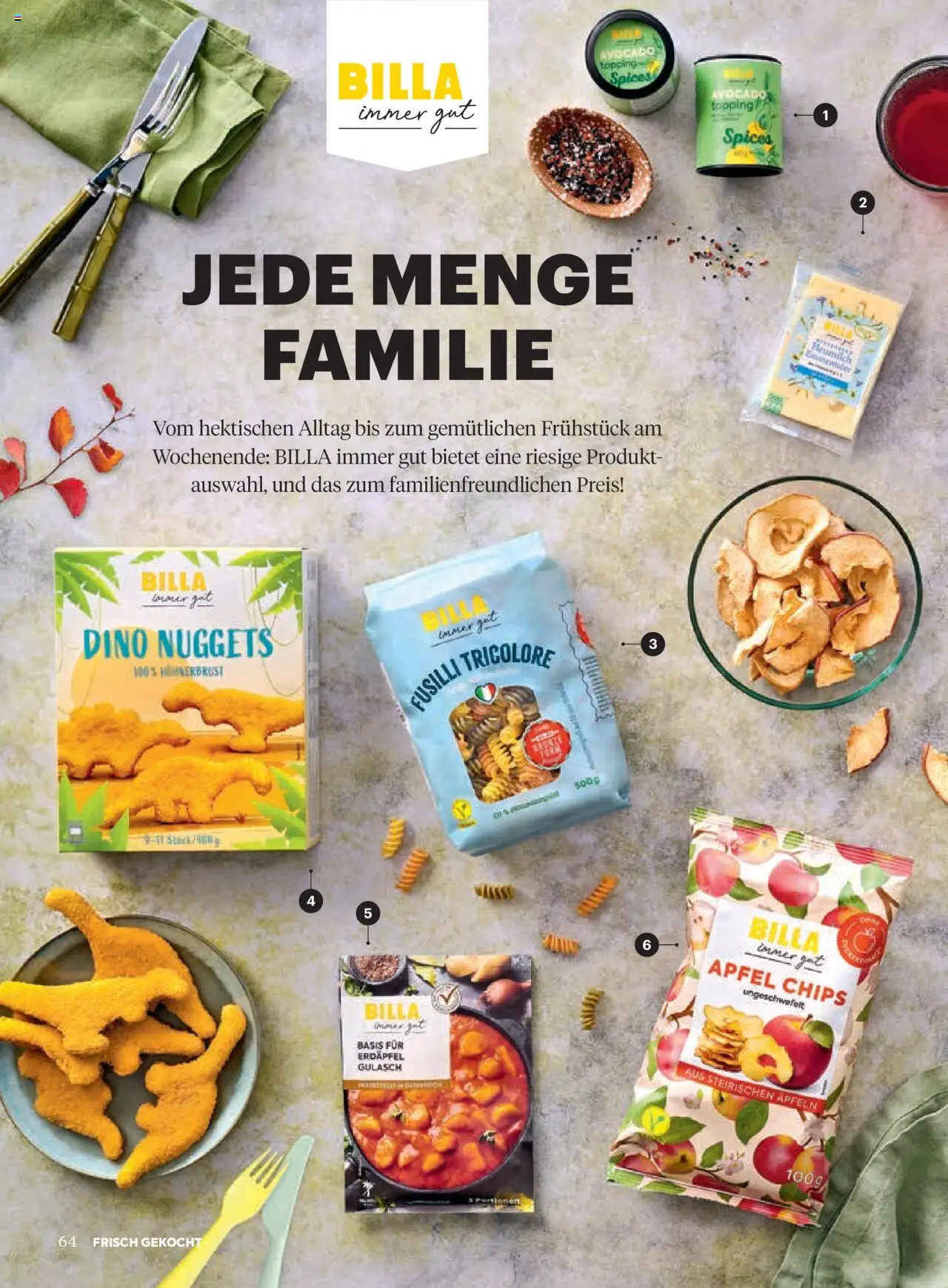 Billa AT akciós ujság - amely érvényes a következő dátumtól: 01.10.2025 | Oldal: 62 | Termékek: Chips, Nuggets