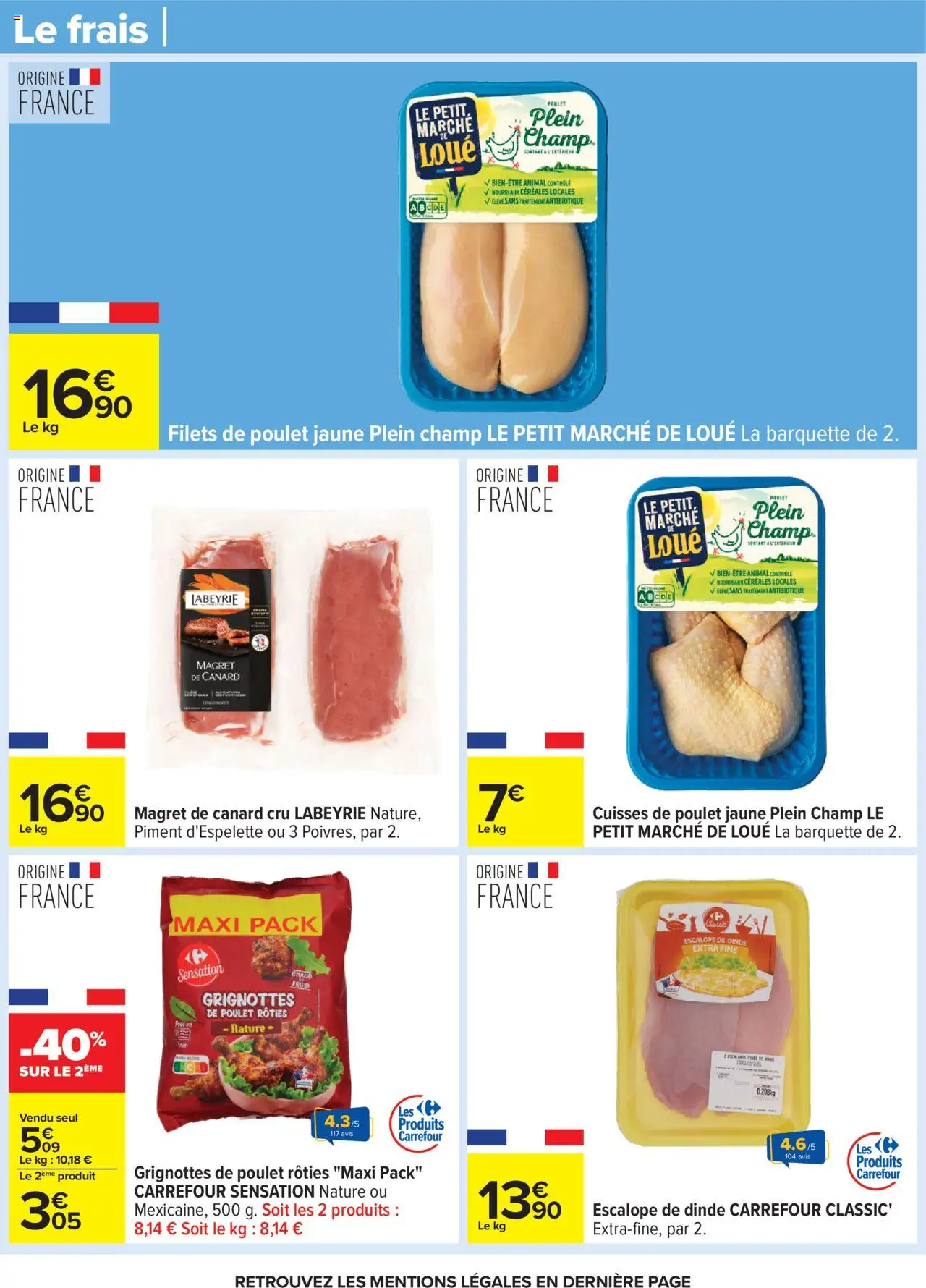  | Page: 14 | Produits: Cuisses de poulet, Piment d'espelette, Piment, Céréales