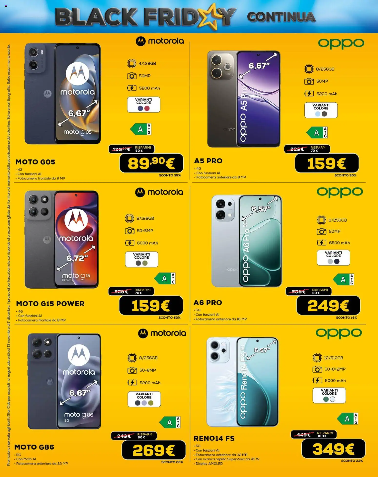 Volantino Euronics del 13.11.2025 | Pagina: 6 | Prodotti: Fotocamera