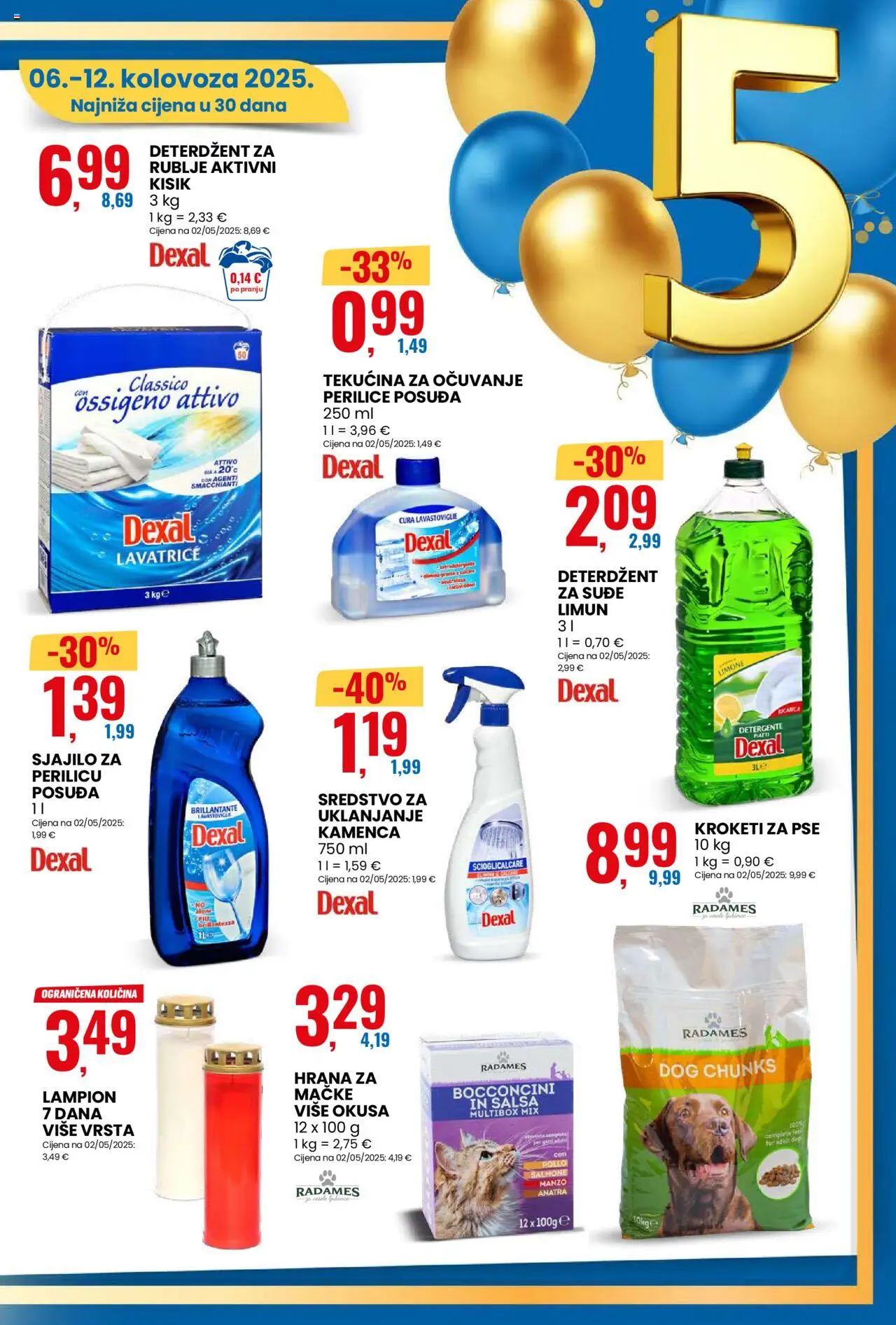 Eurospin katalog | vrijedi od 06.08.2025 | Stranica: 13 | Proizvodi: Deterdžent, Lampion, Limun