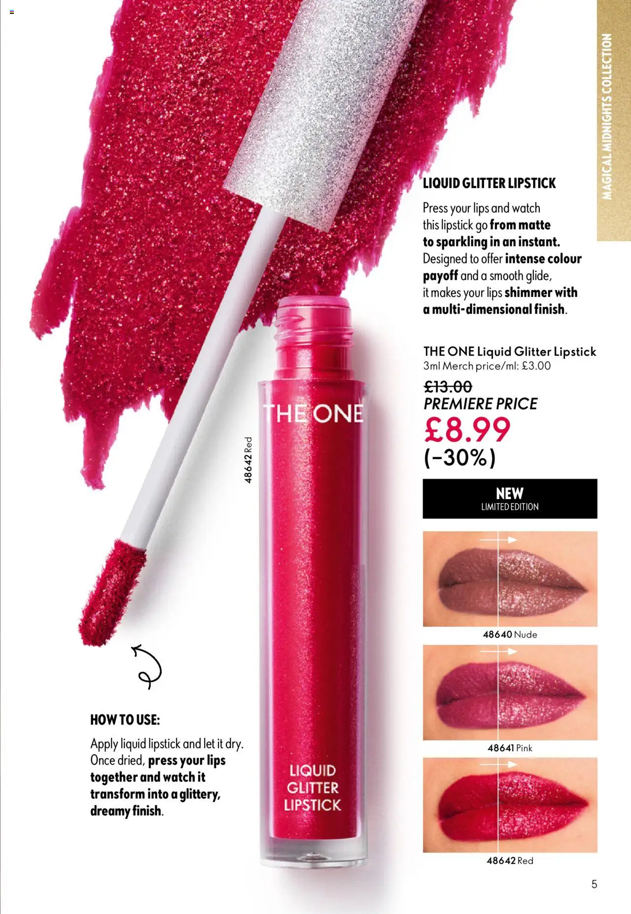 {H1} | Page: 5 | Products: Lipstick, Watch, Press