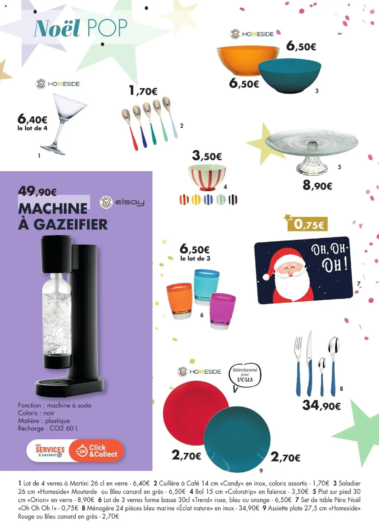 {H1} | Page: 10 | Produits: Orange, Bol, Martini, Café