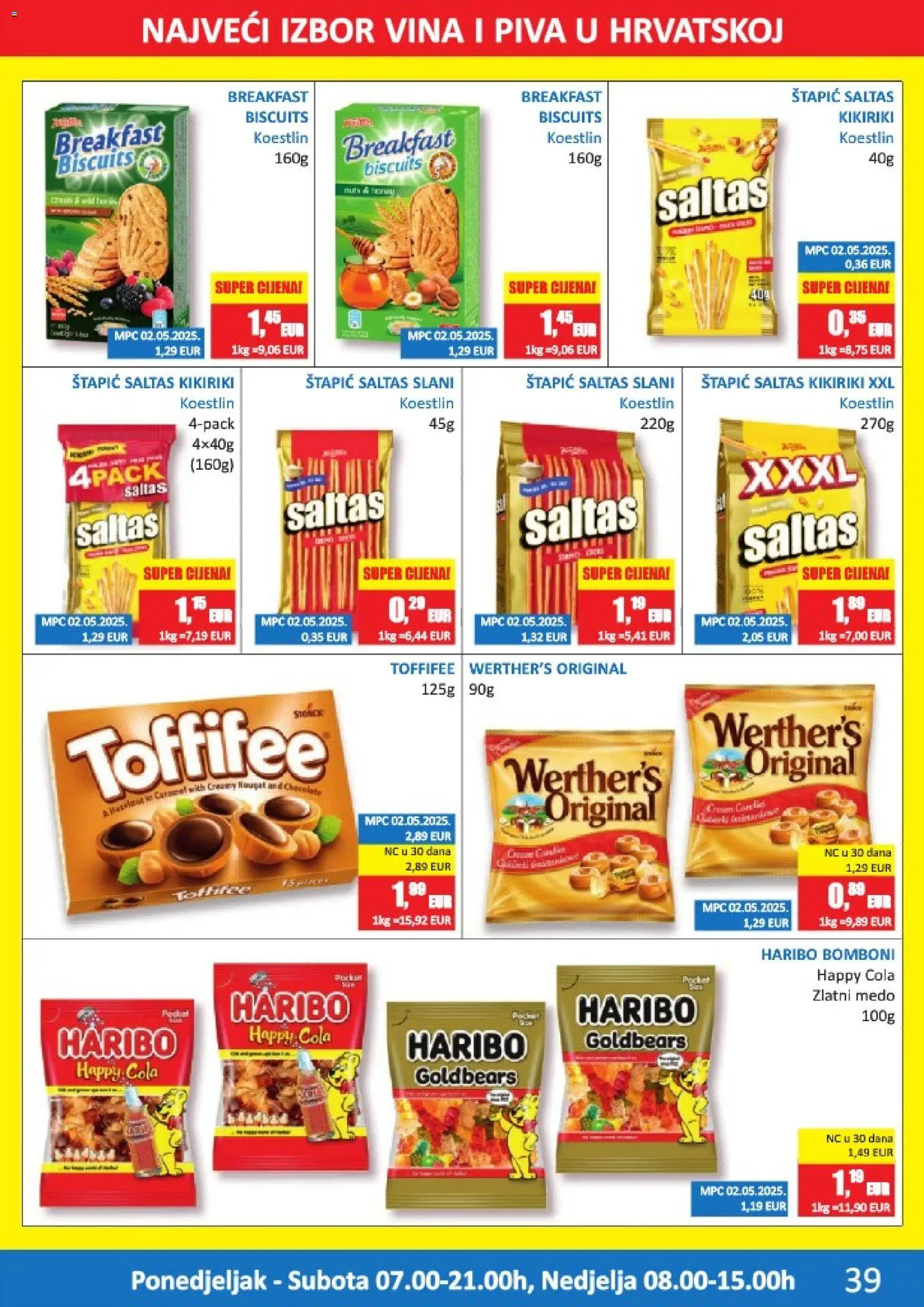 Vrutak katalog | vrijedi od 15.12.2025 | Stranica: 39 | Proizvodi: Bomboni, Kikiriki