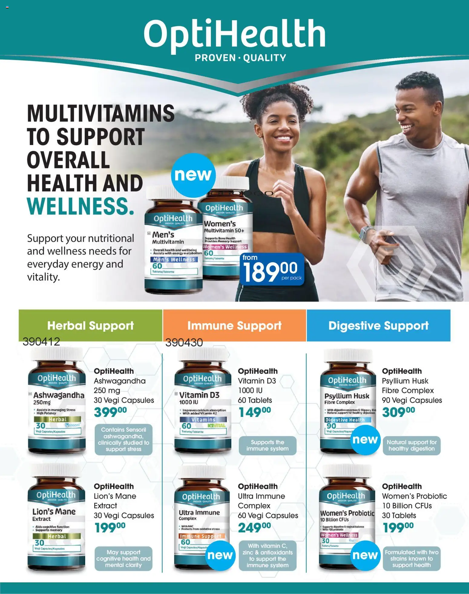 New Clicks catalogue – valid from 30.12.2025 | Page: 9 | Products: Vitamins, Multivitamins