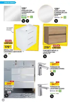 Pré-visualização Leroy Merlin Portugal Continental válido de 13.11.2025 | Página: 13 | Produtos: Lavatório, Casa de banho, Banho, Espelho