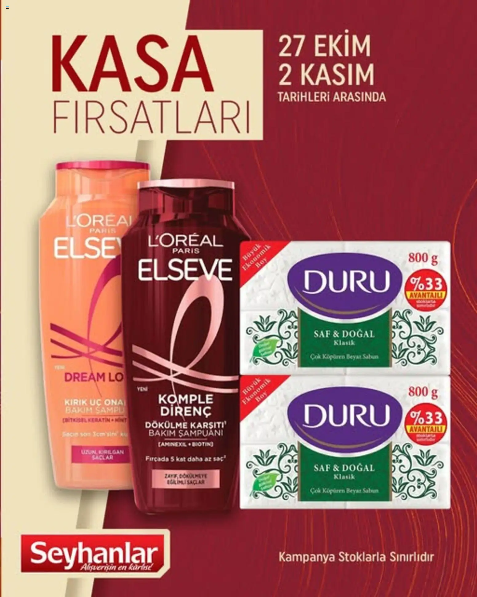 Seyhanlar Market Kasa Fırsatları - 27.10.2025 tarihinden itibaren geçerlidir | Sayfa: 1 | Ürünler: Sabun, Kasa