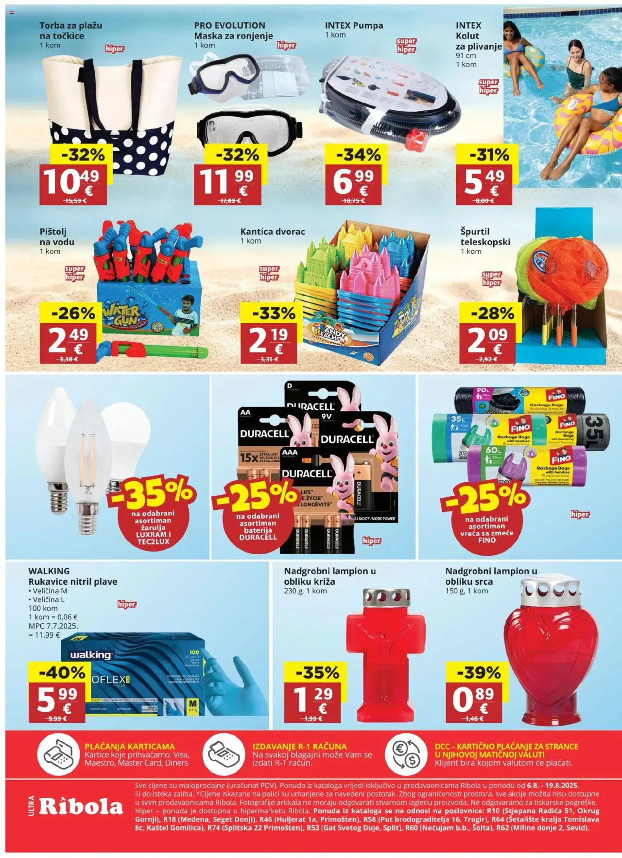 Ribola katalog | vrijedi od 06.08.2025 | Stranica: 16 | Proizvodi: Maska za ronjenje, Baterija, Lampion, Torba