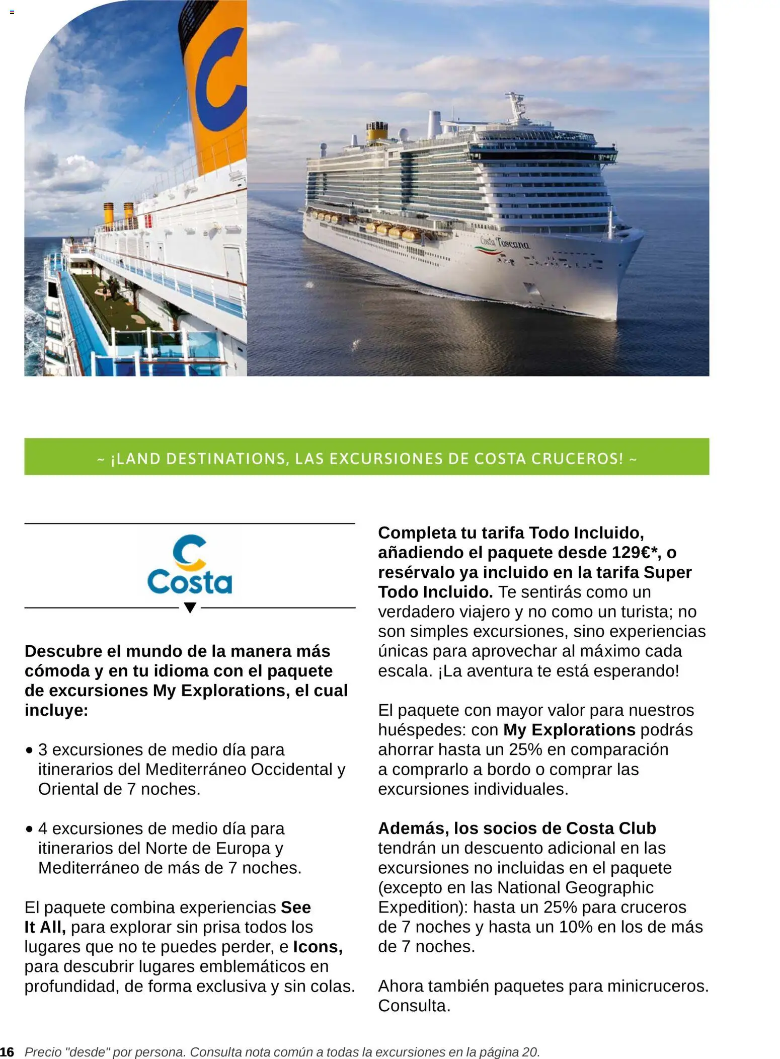 Viajes El Corte Inglés Excursiones Cruceros │ válido desde el 18.03.2026 | Página: 16 | Productos: Té