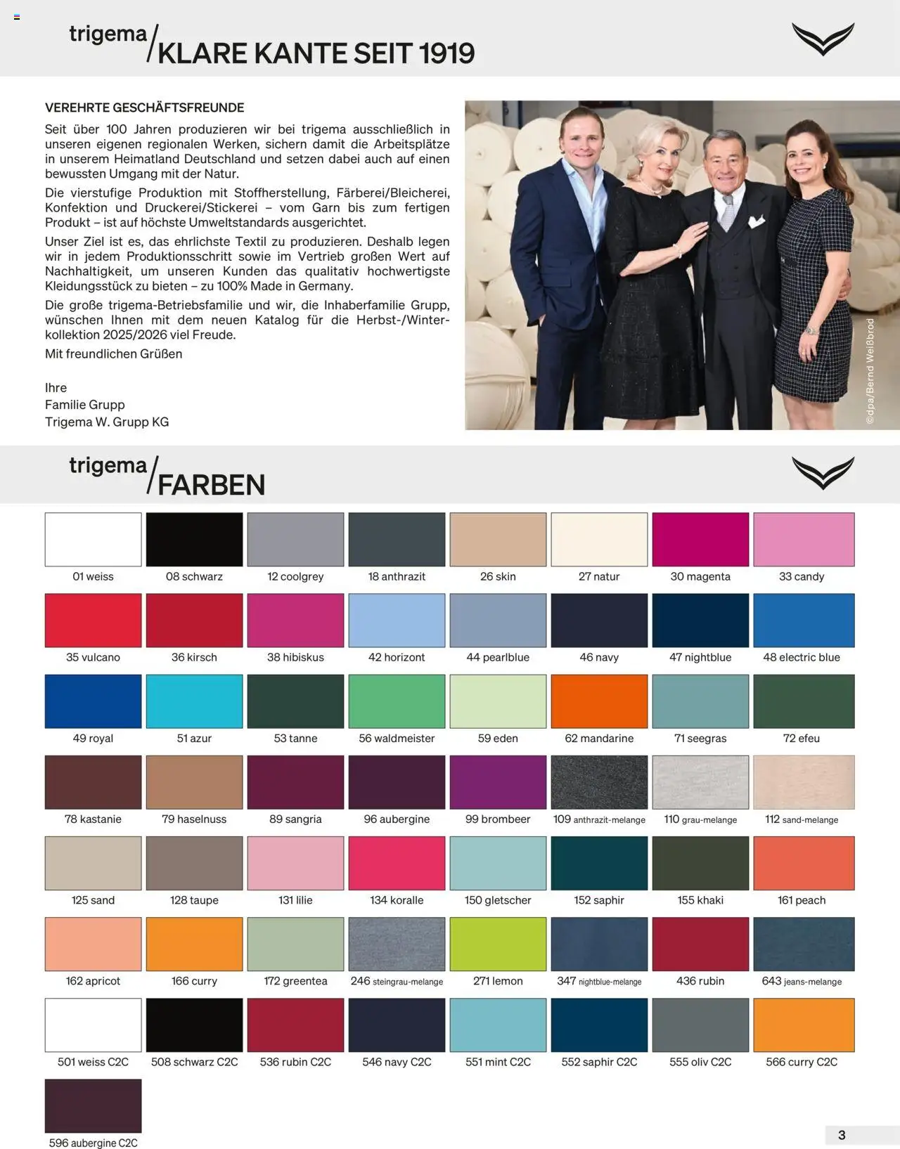 Trigema Prospekt 	 – gültig ab 01.09.2025 | Seite: 3 | Produkte: Unterwäsche