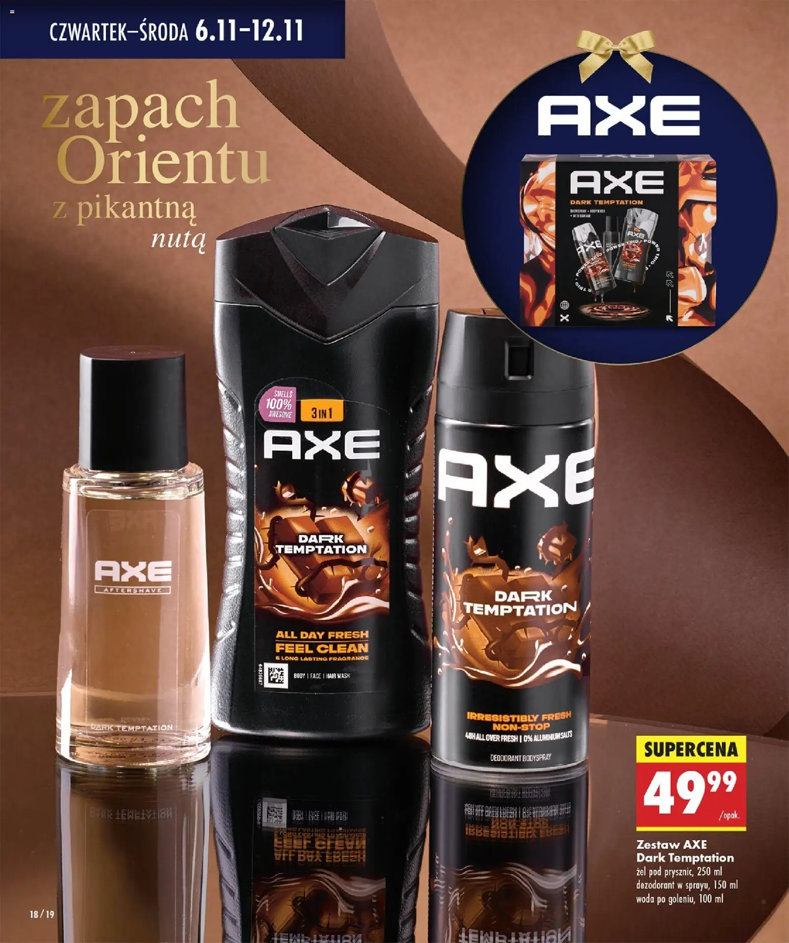 Biedronka gazetka - Twoje piękne strony od 06.11.2025 | Strona: 18 | Produkty: Zapach, Body, Dezodorant, Woda