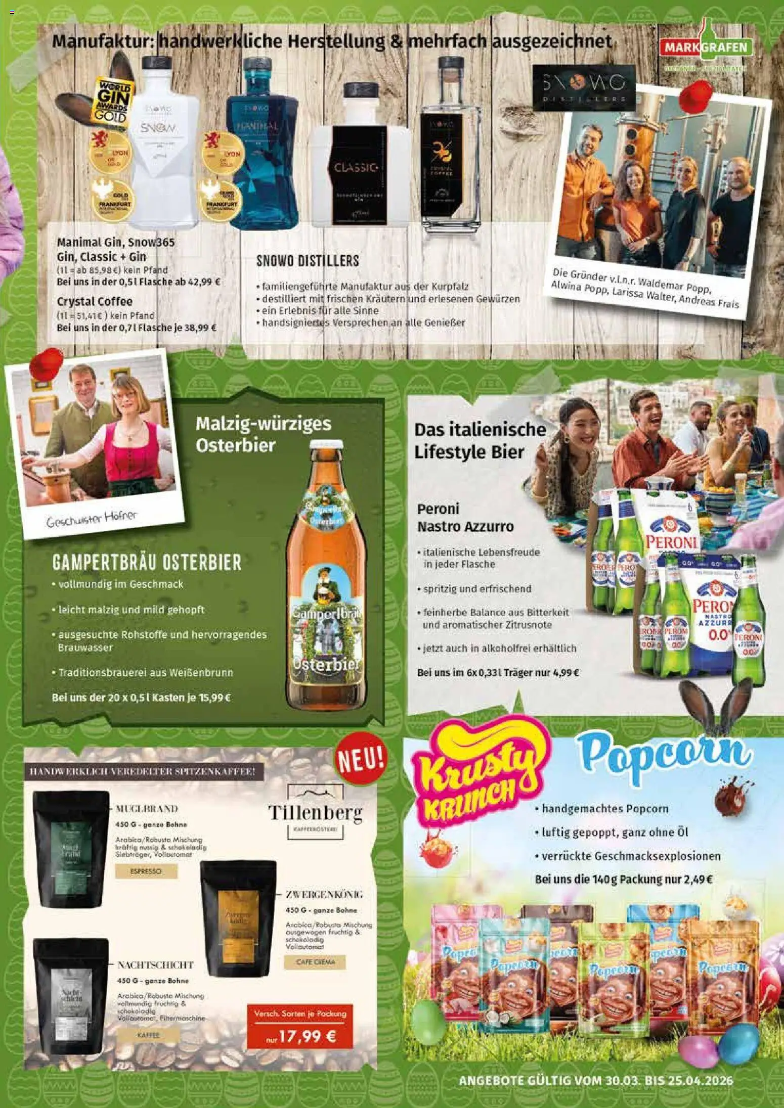 Markgrafen Prospekt – gültig ab 30.03.2026 | Seite: 3 | Produkte: Öl, Bier, Gin
