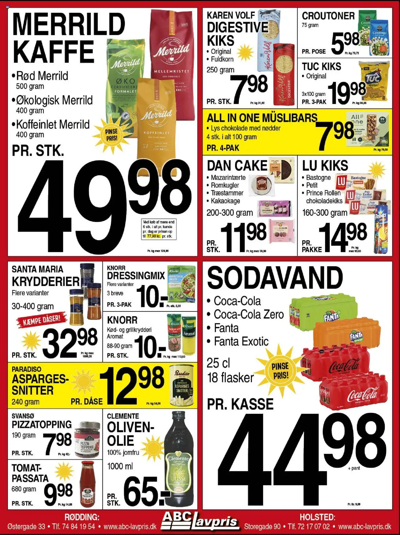 Abc Lavpris Tilbudsavis gyldig fra 04.06.2025 | Side: 8 | Produkter: Olie, Romkugler, Sodavand, Asparges
